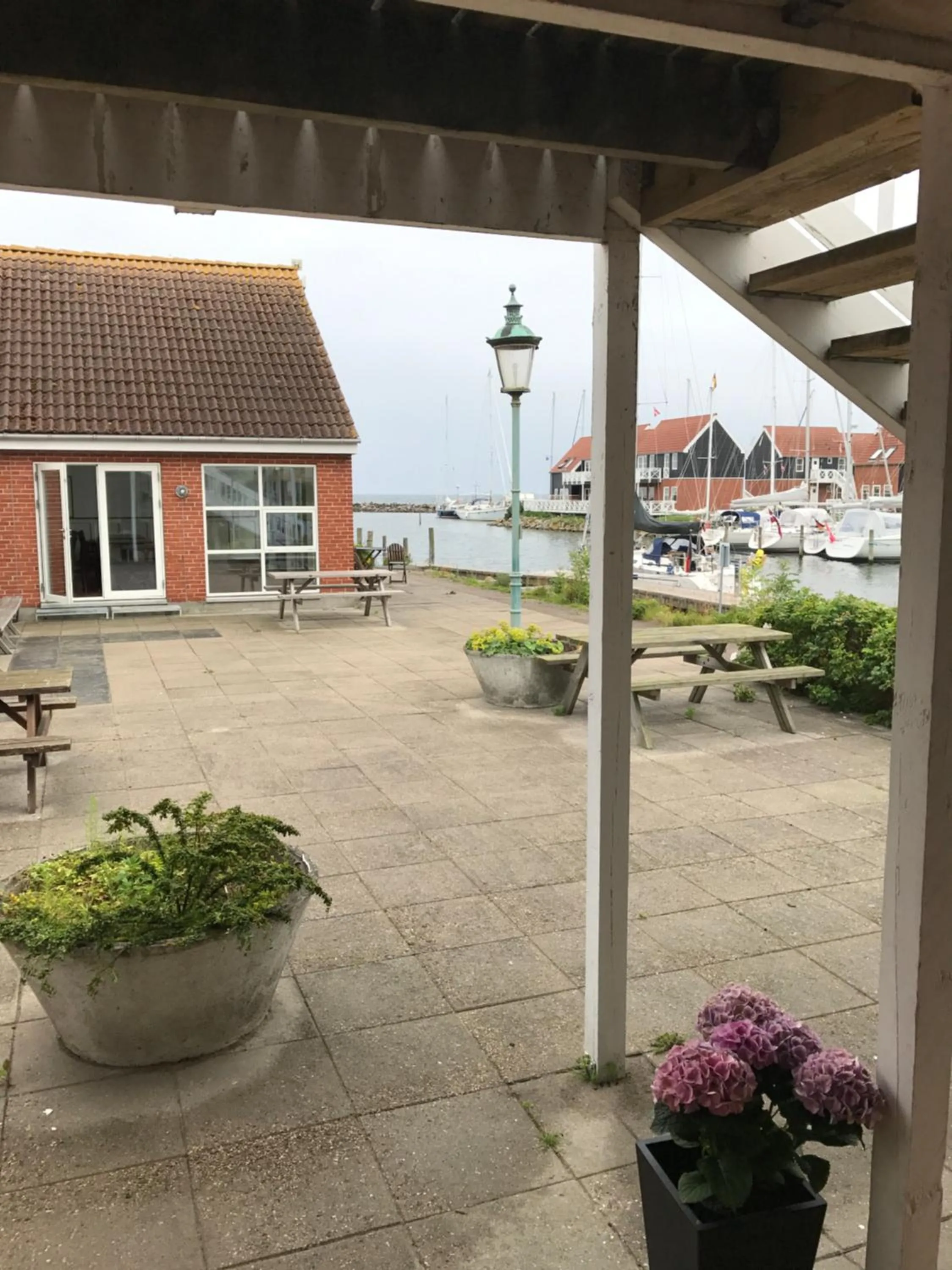 Property building in Klintholm Marina Park Cabins