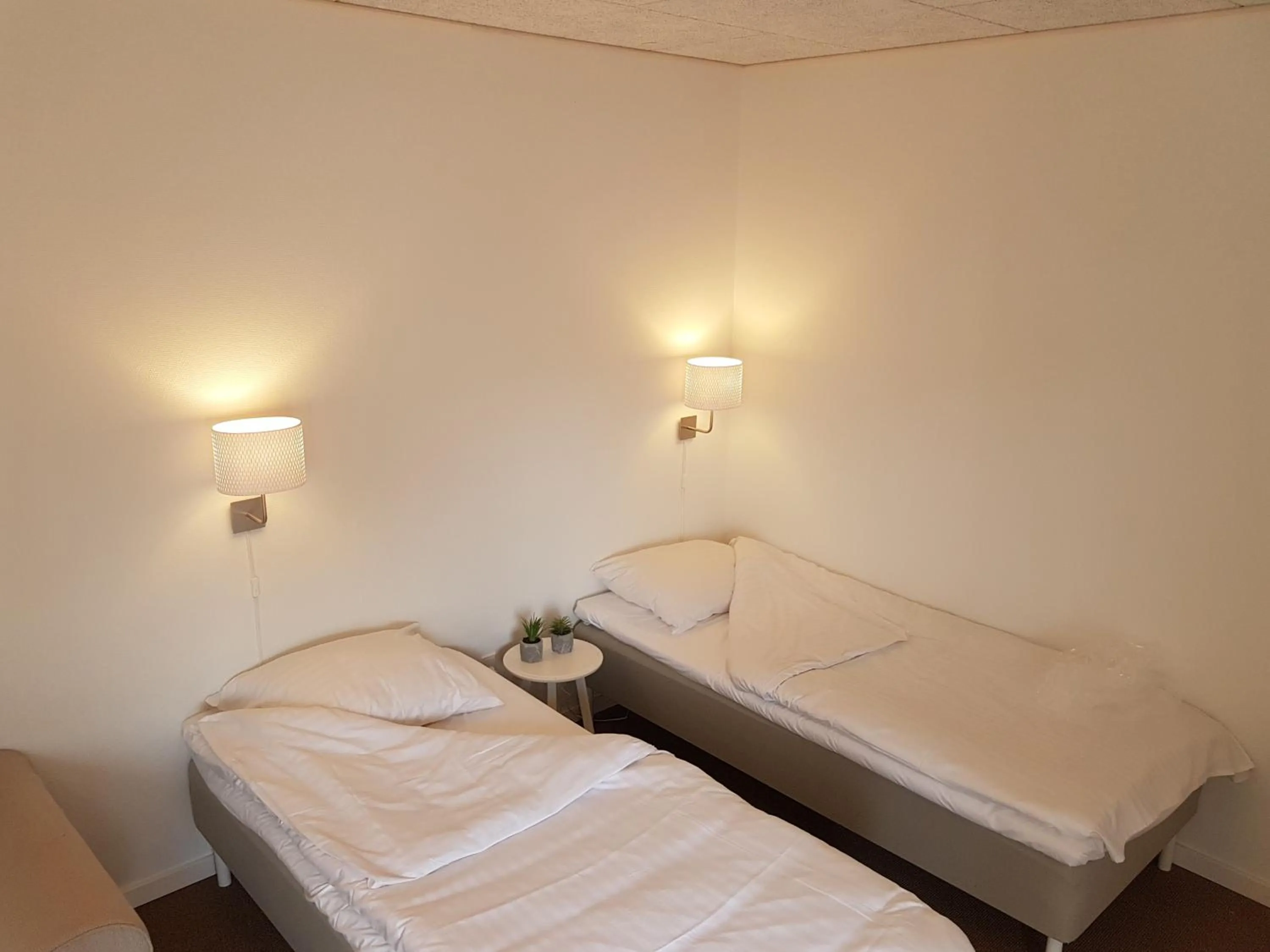 Bed in Klintholm Marina Park Cabins