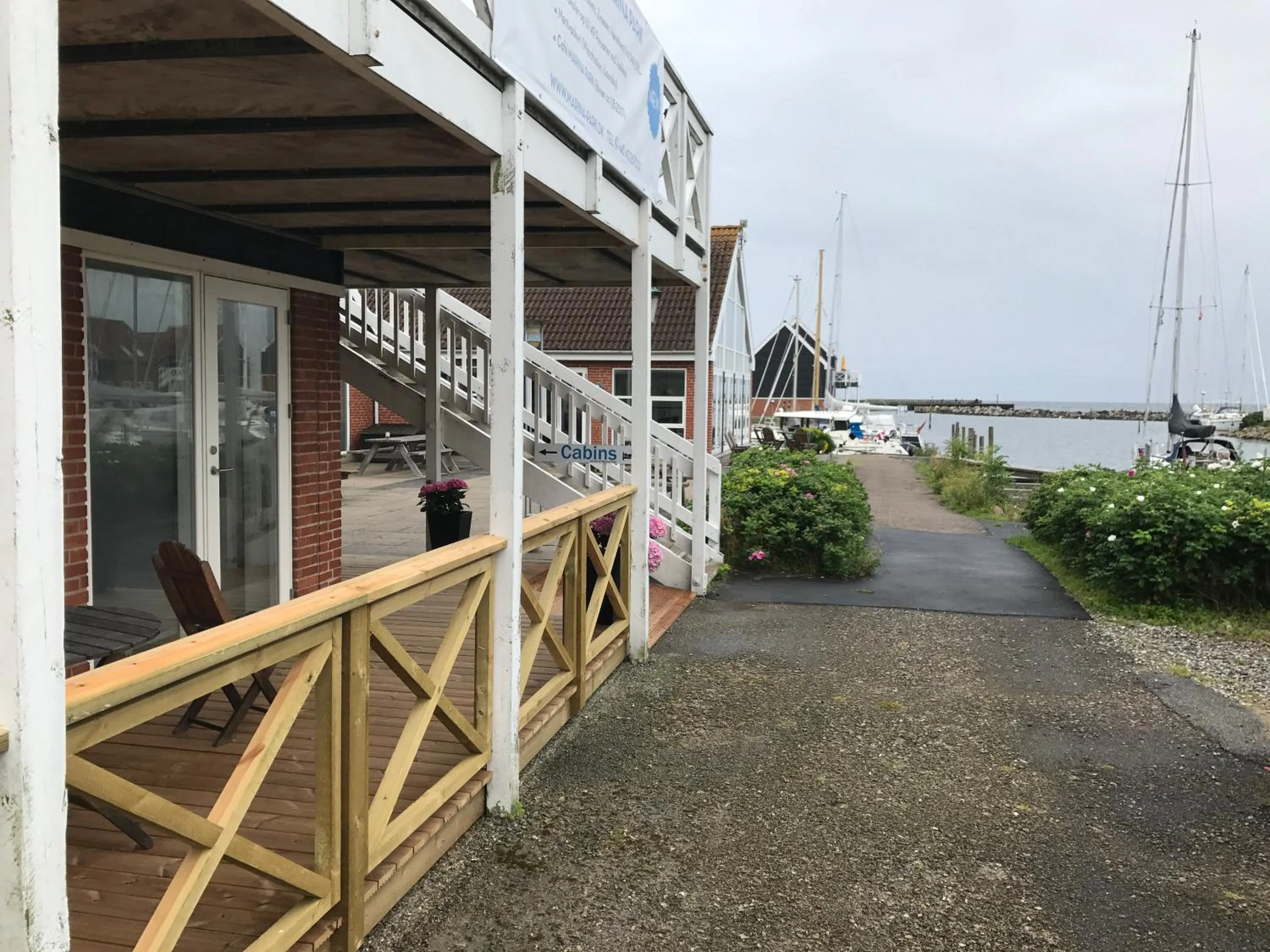 Property building in Klintholm Marina Park Cabins