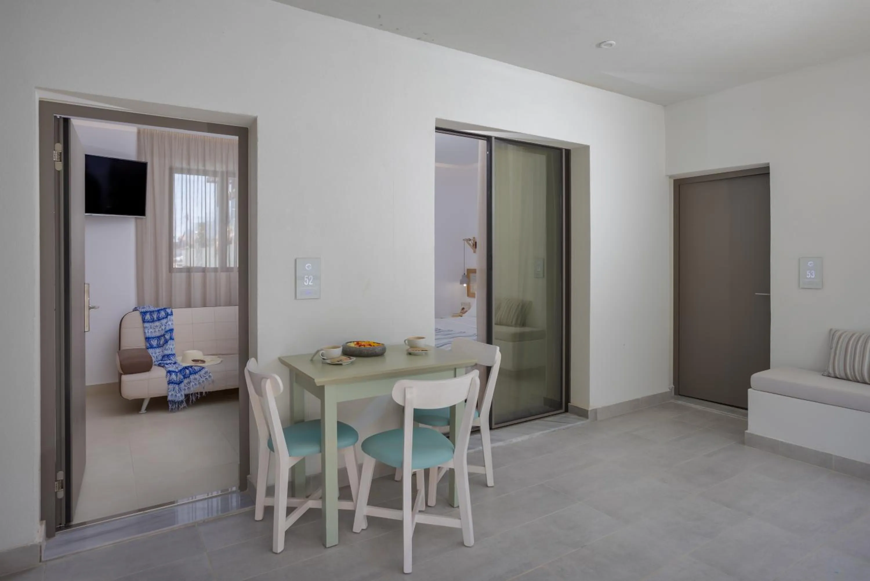 Seating area in Galazio Beach Resort