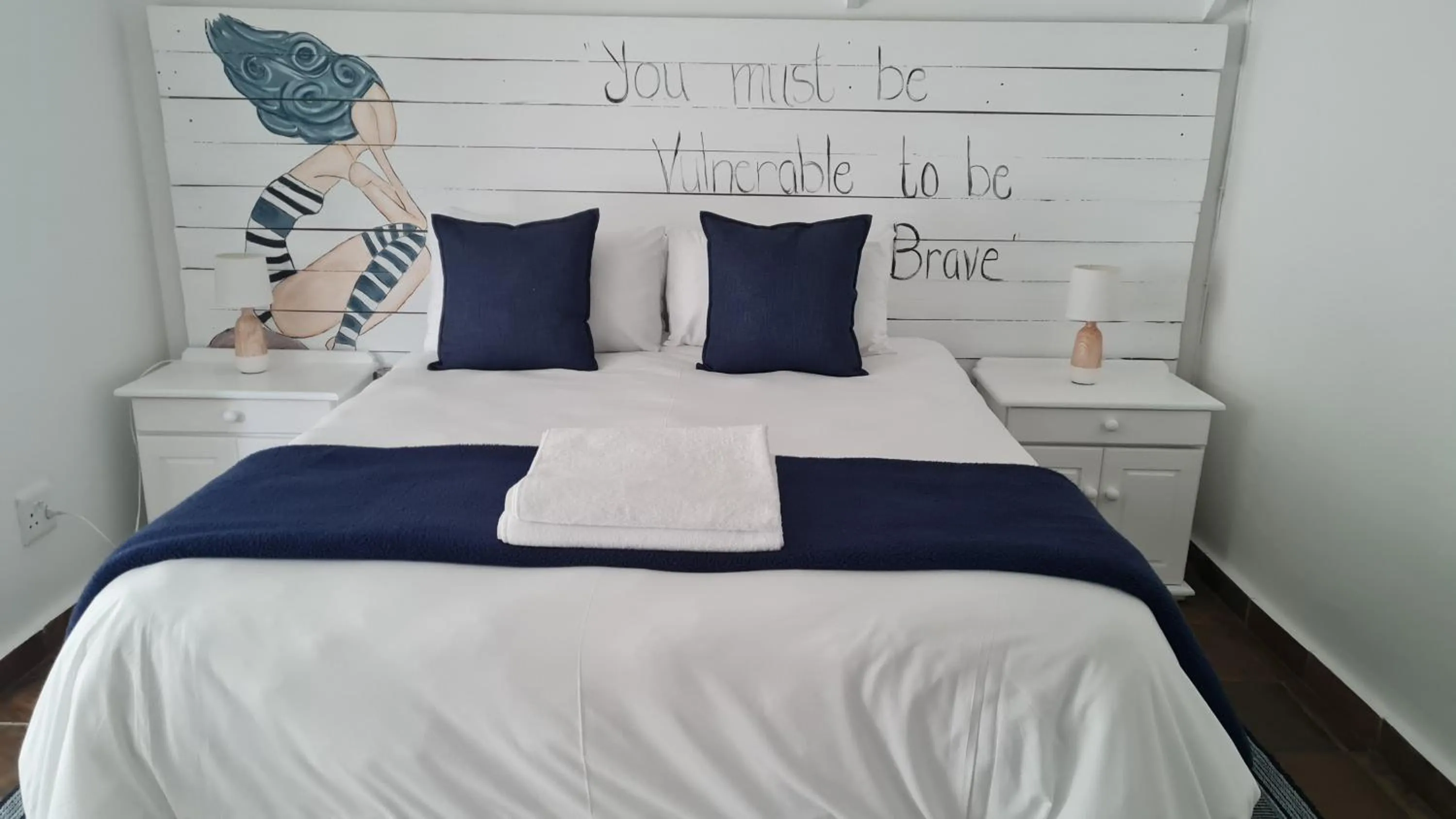 Bed in Be Our Guest Self Catering