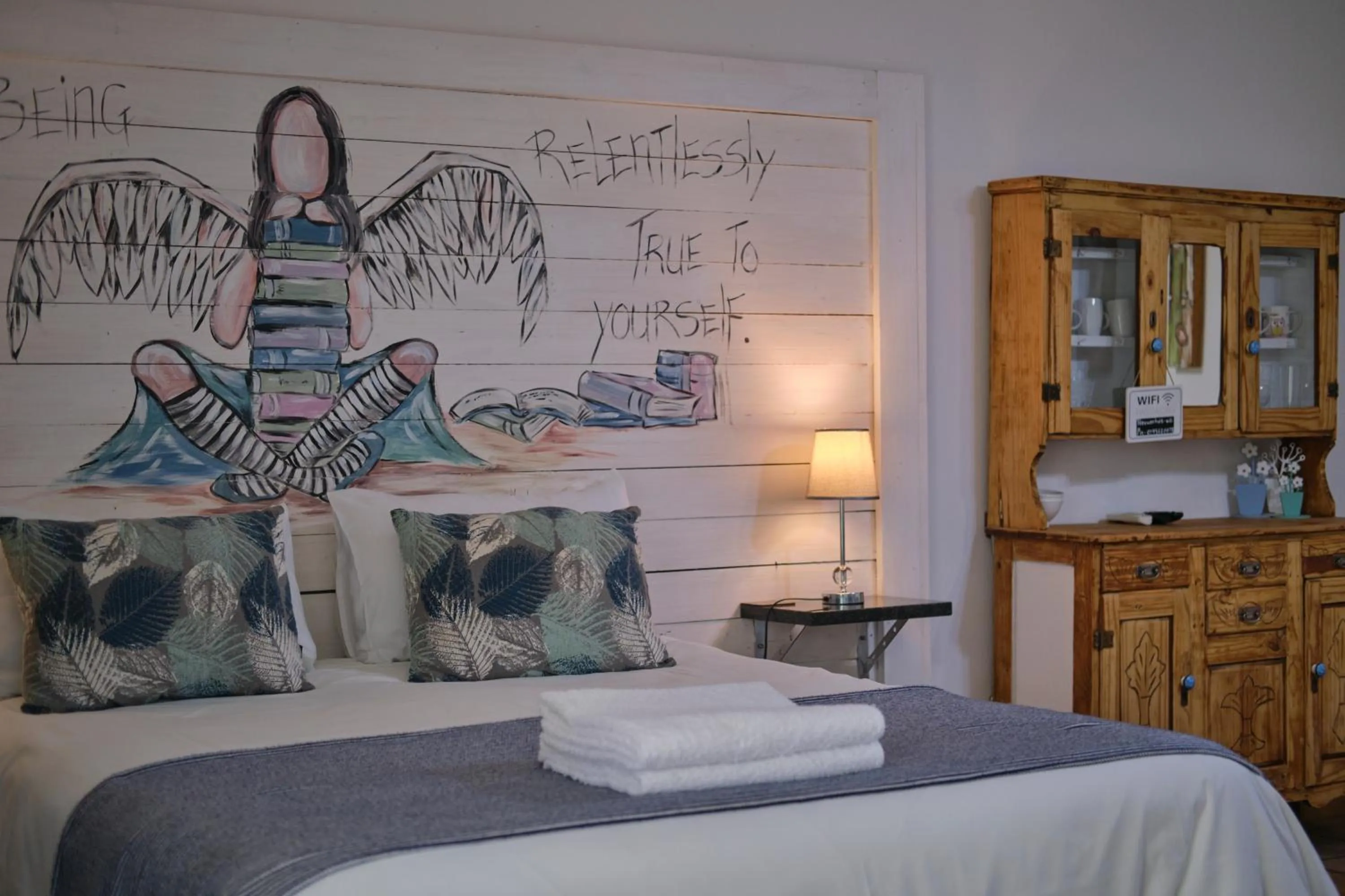 Bed in Be Our Guest Self Catering