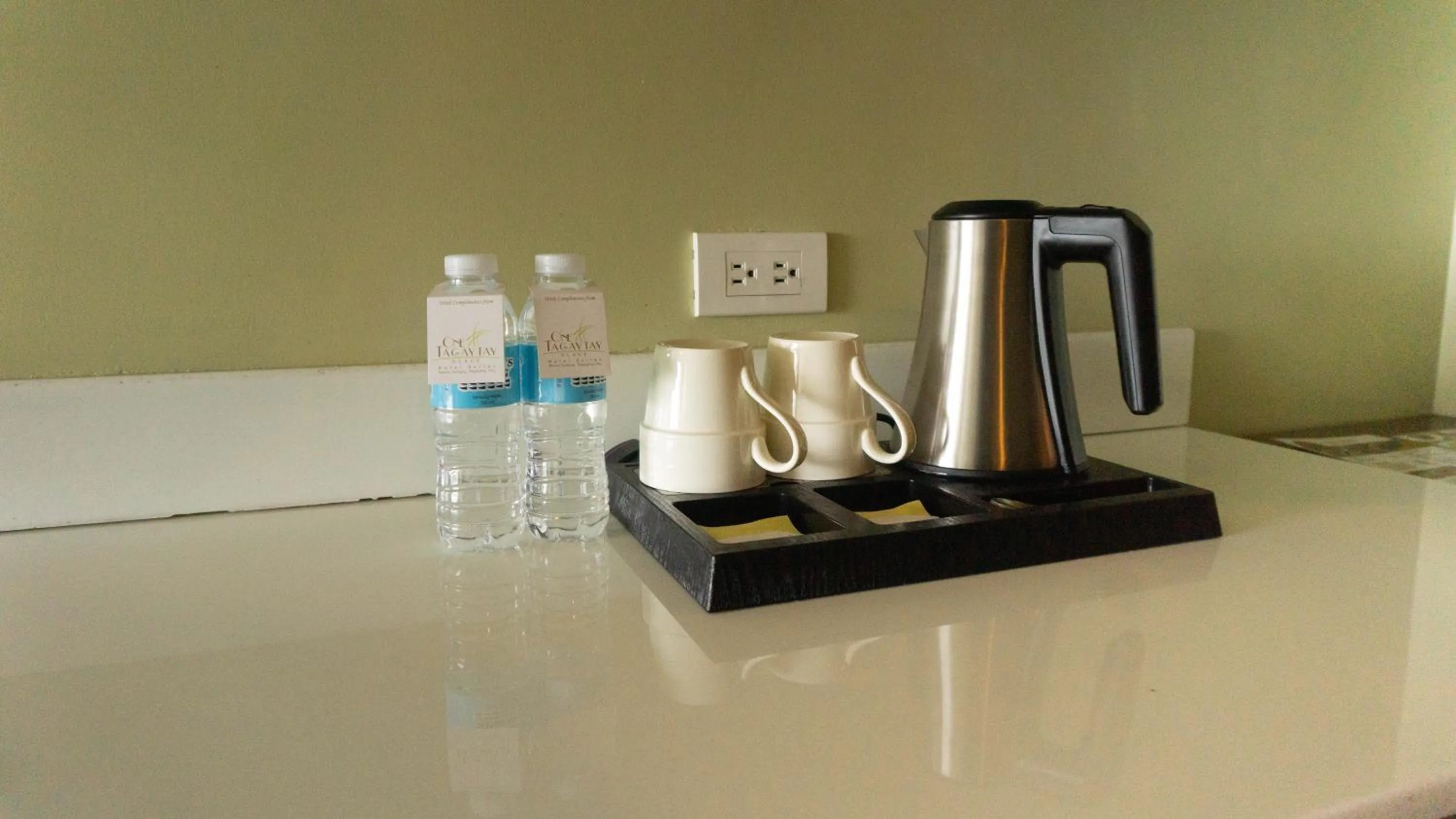 Coffee/tea facilities in One Tagaytay Place Hotel Suites OFFICIAL ACCOUNT