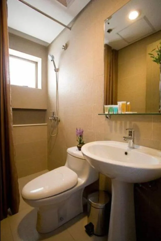 Bathroom in One Tagaytay Place Hotel Suites OFFICIAL ACCOUNT