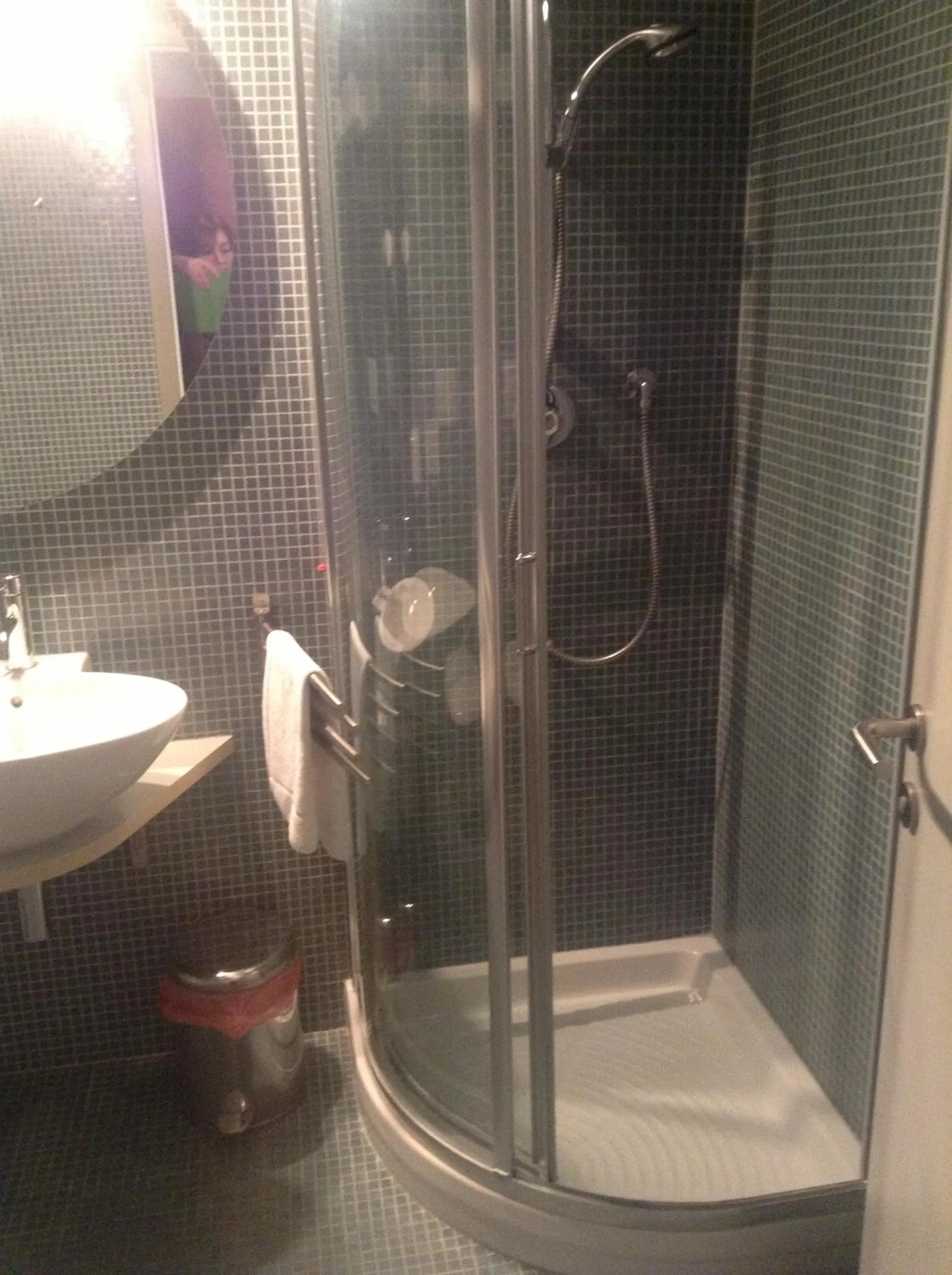 Shower in Alloggi Taverna Caorlina