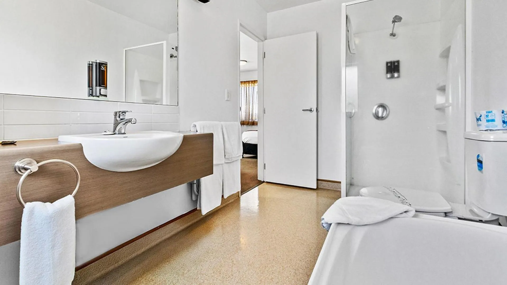 Bed in Bella Vista Motel Rotorua