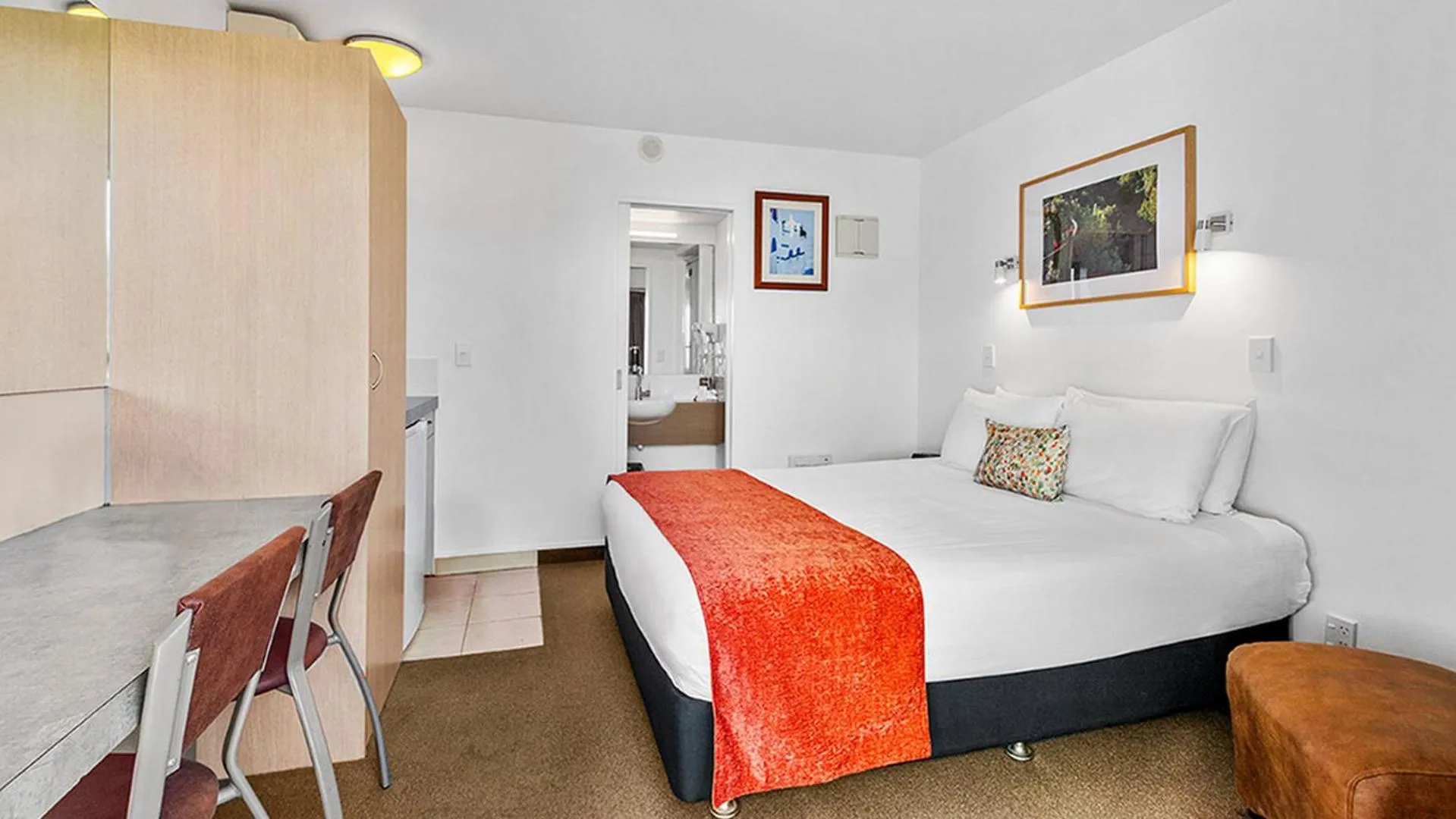 Bed in Bella Vista Motel Rotorua