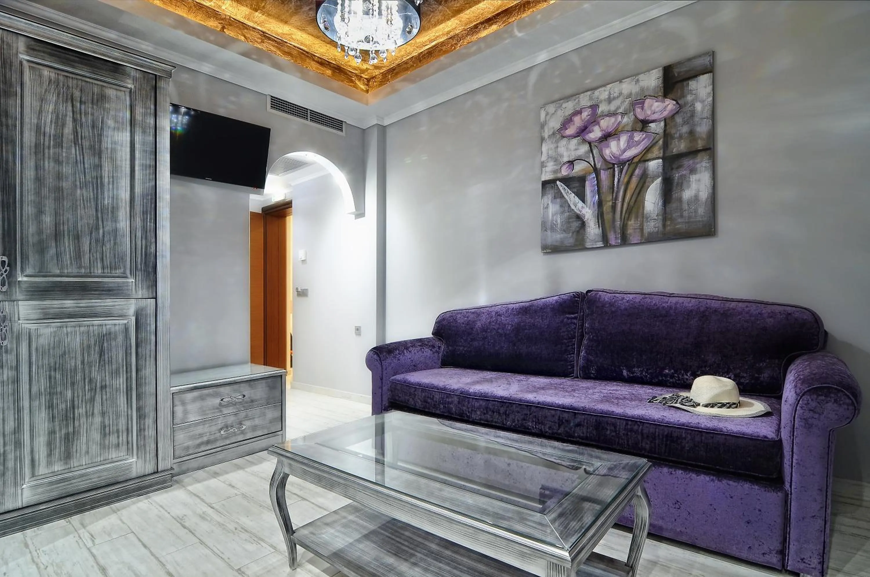 Living room in Hotel Parga Princess