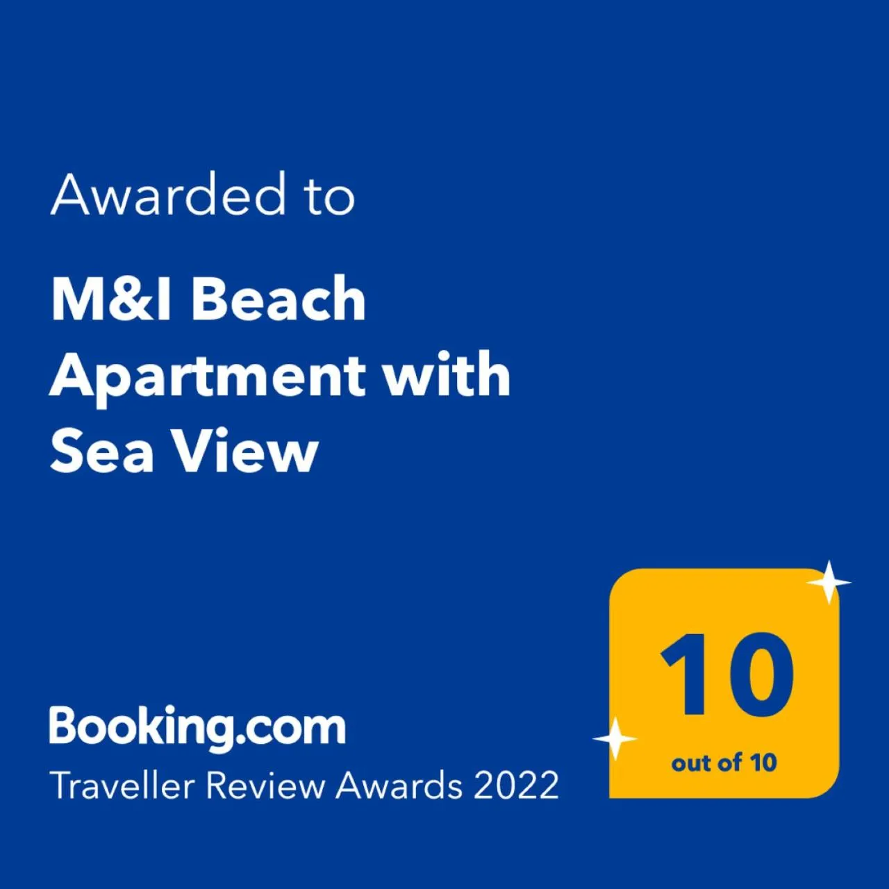 Property logo or sign in M&I Beach Apartment with Sea View