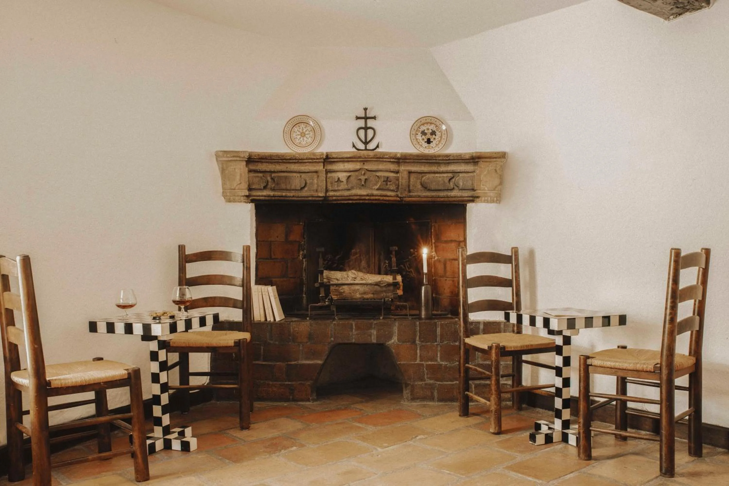 Living room in Les Bains Gardians