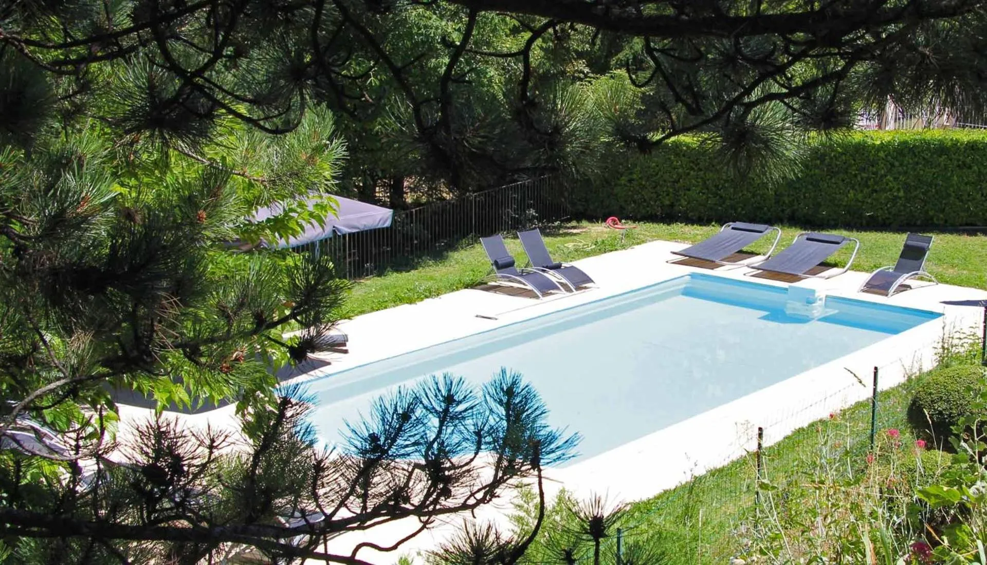 Natural landscape in Le Jardin de Celina