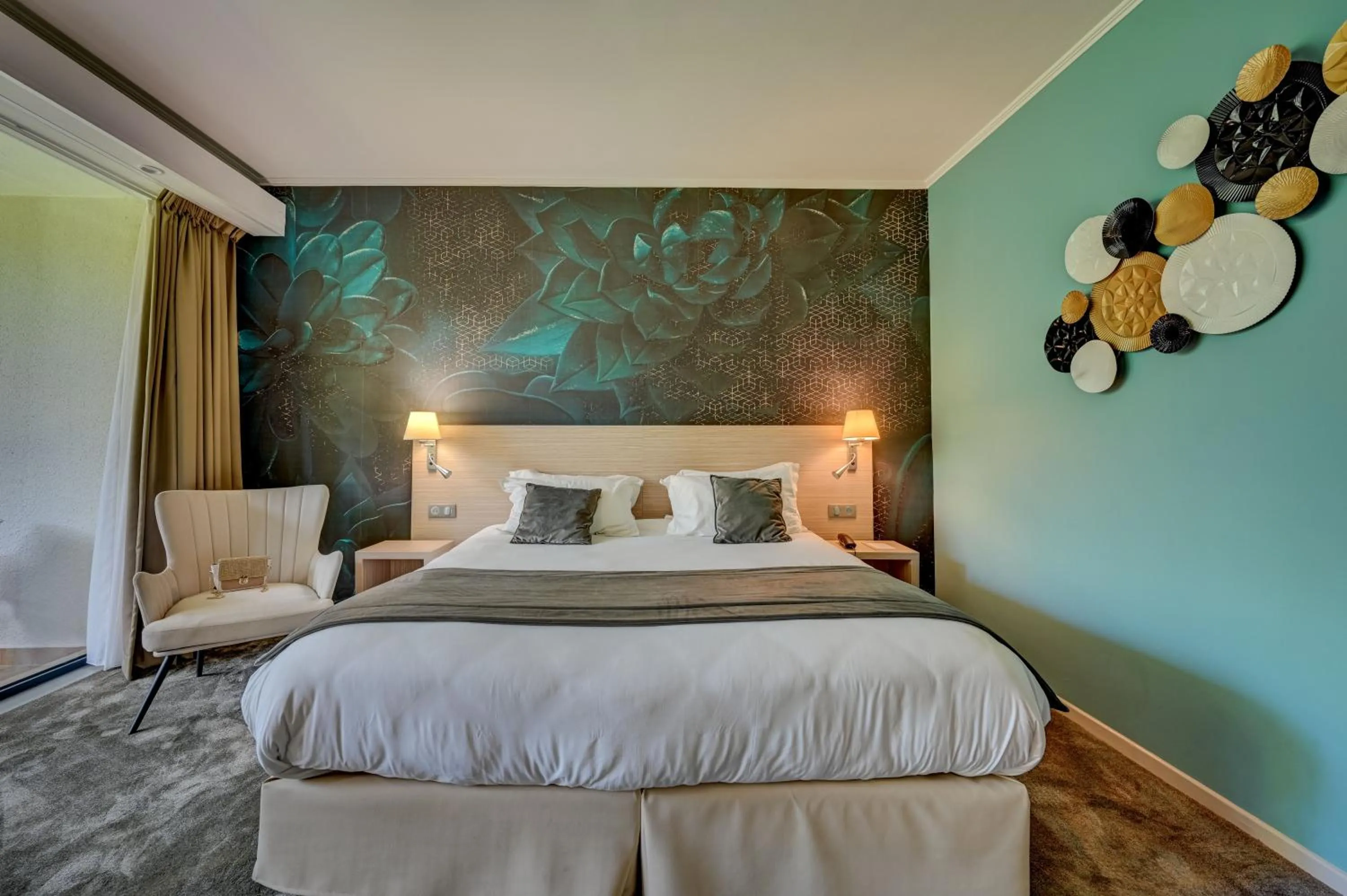 Bed in Best Western Sévan Parc Hôtel