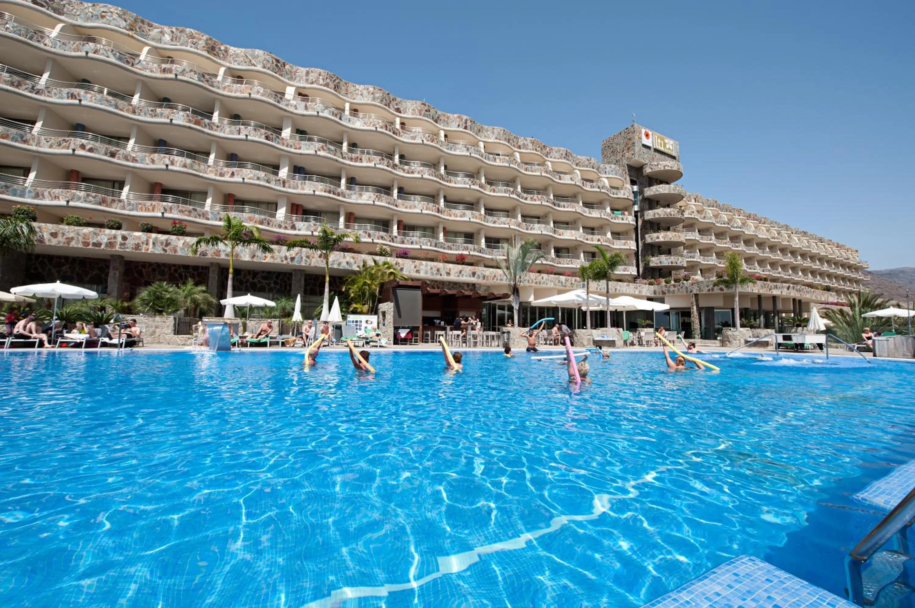 Swimming pool in Hotel LIVVO Valle Taurito & Aquapark