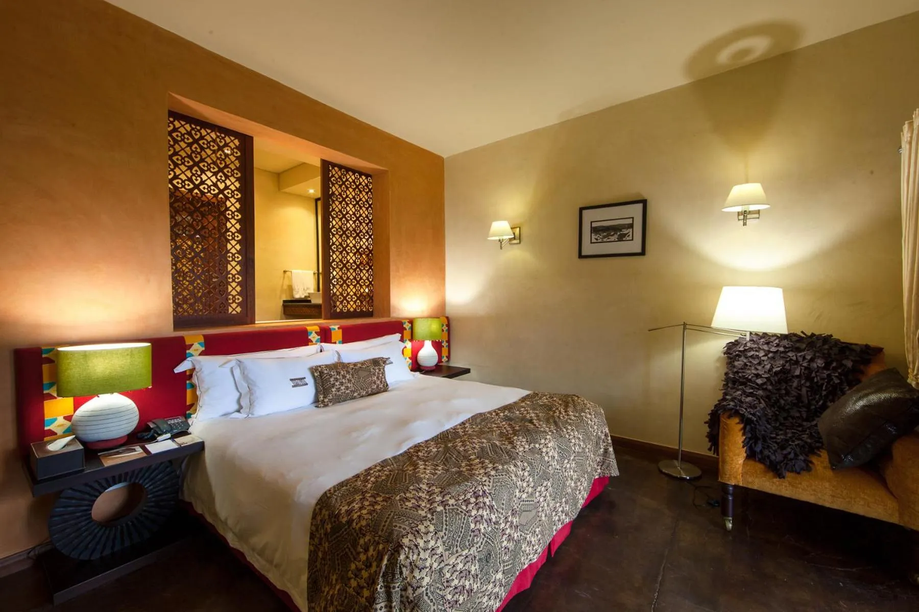 River view, Bed in The Royal Senchi Hotel and Resort