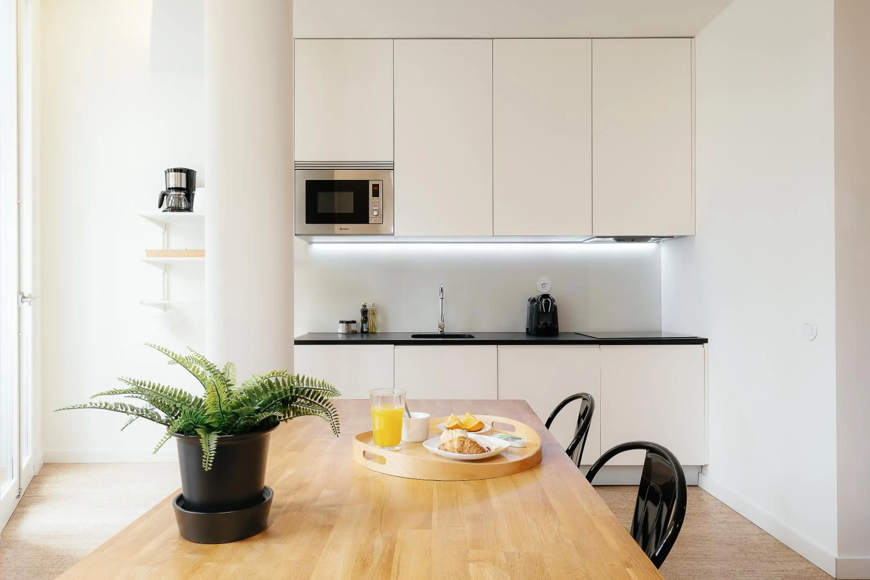 Dining area in Galerias Nightlife Fashion Flats