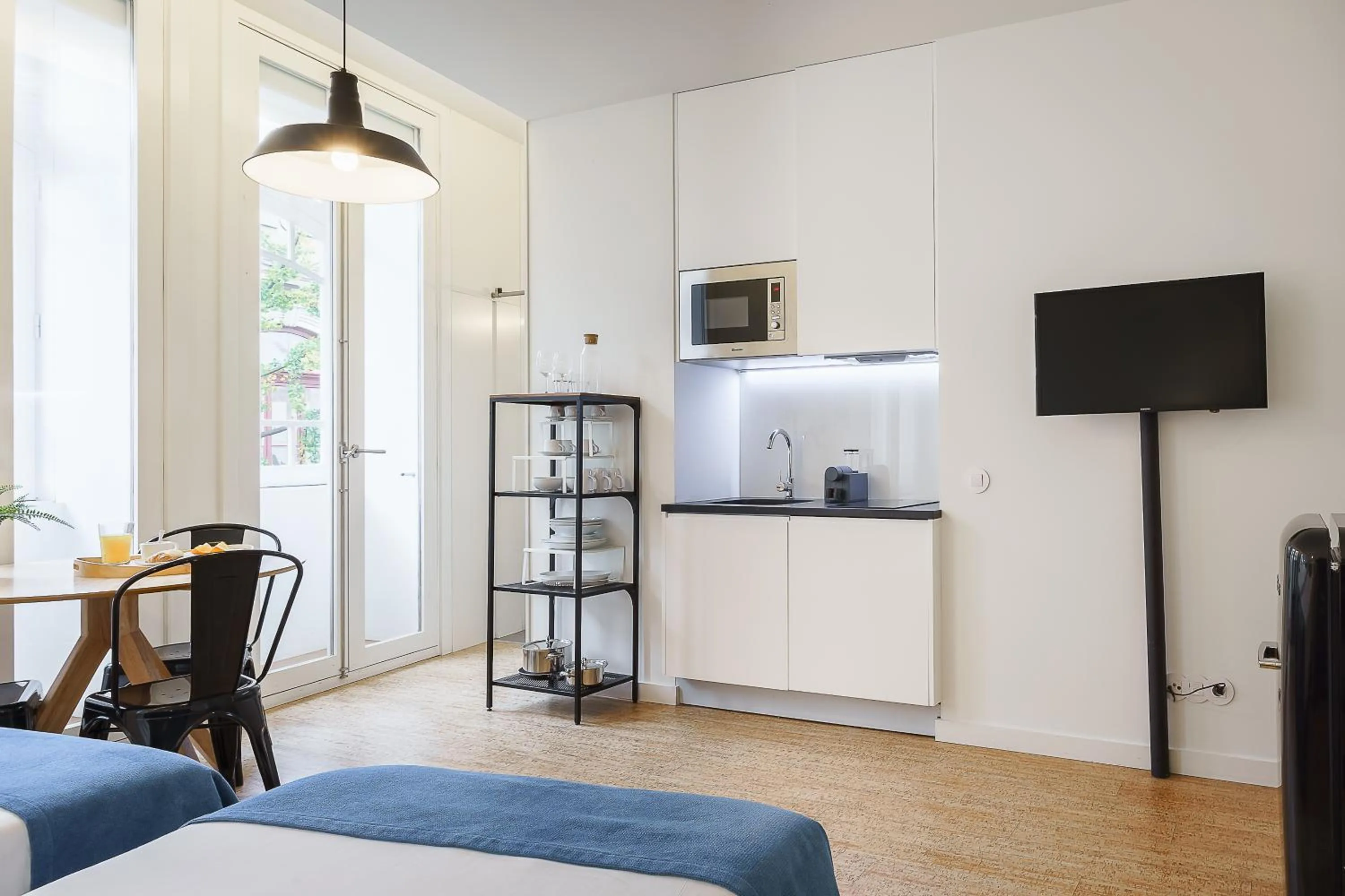 kitchen in Galerias Nightlife Fashion Flats