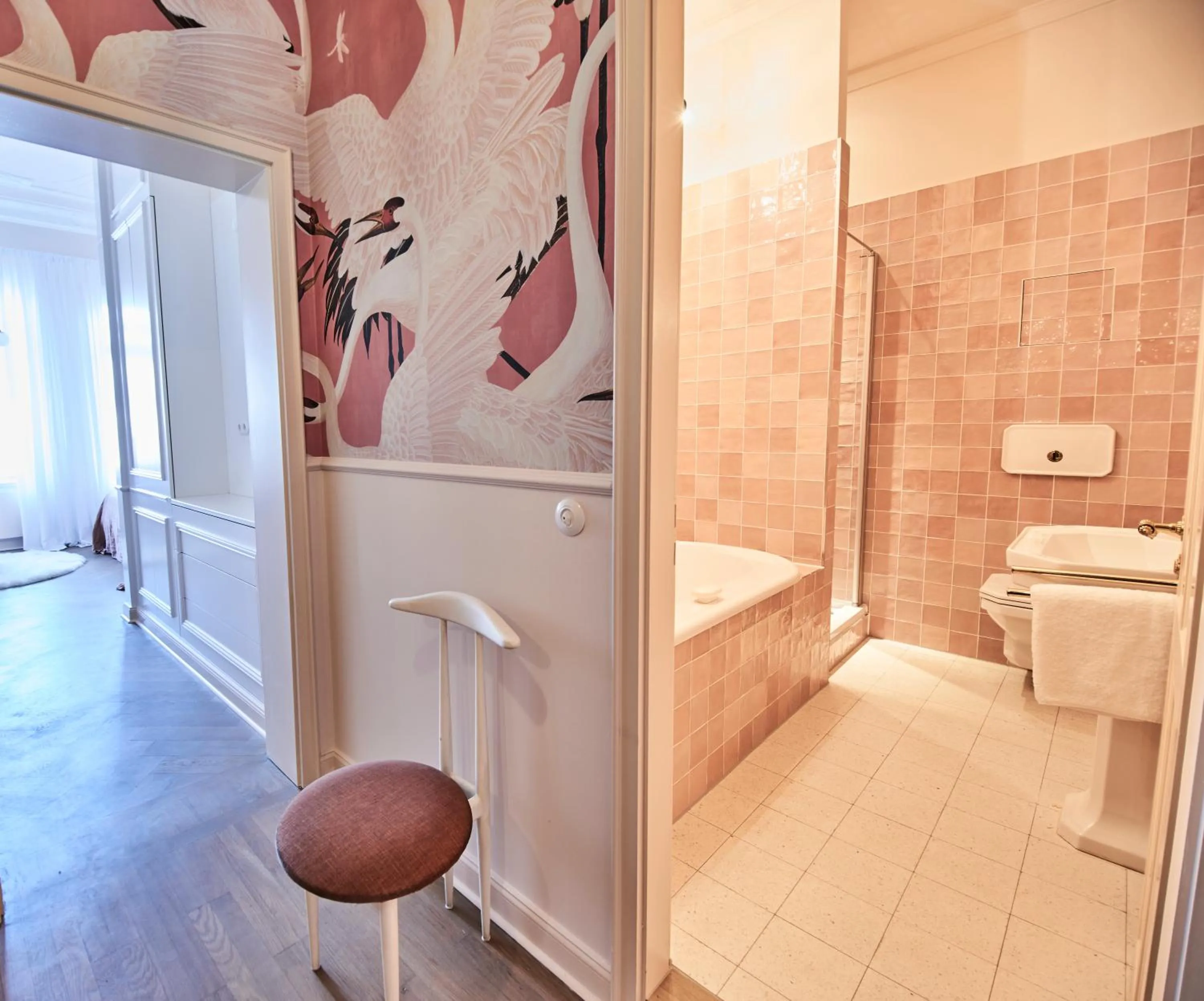 Bathroom in Cora Apartments