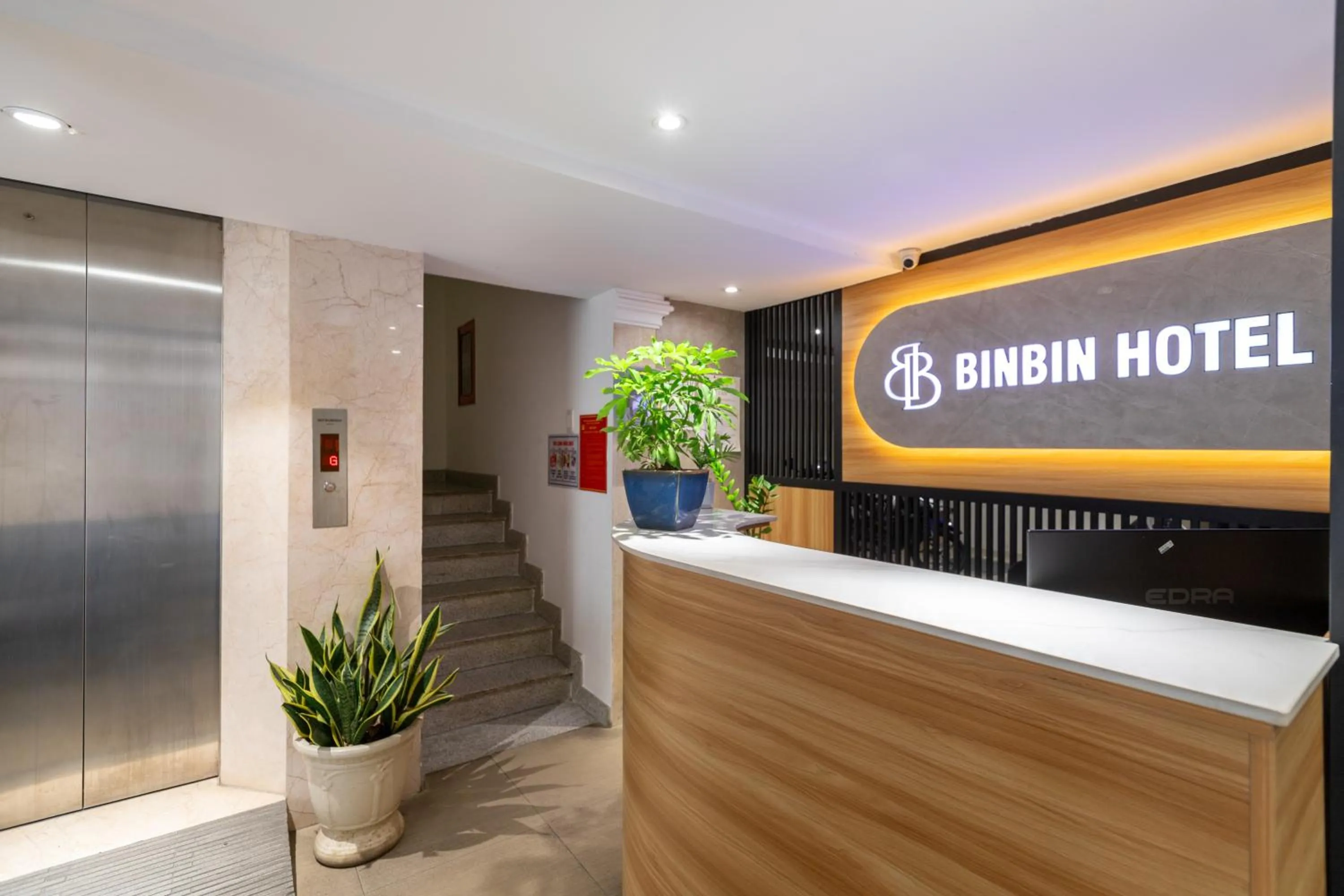 Lobby or reception in Bin Bin Hotel 2 - Near Him Lam D7