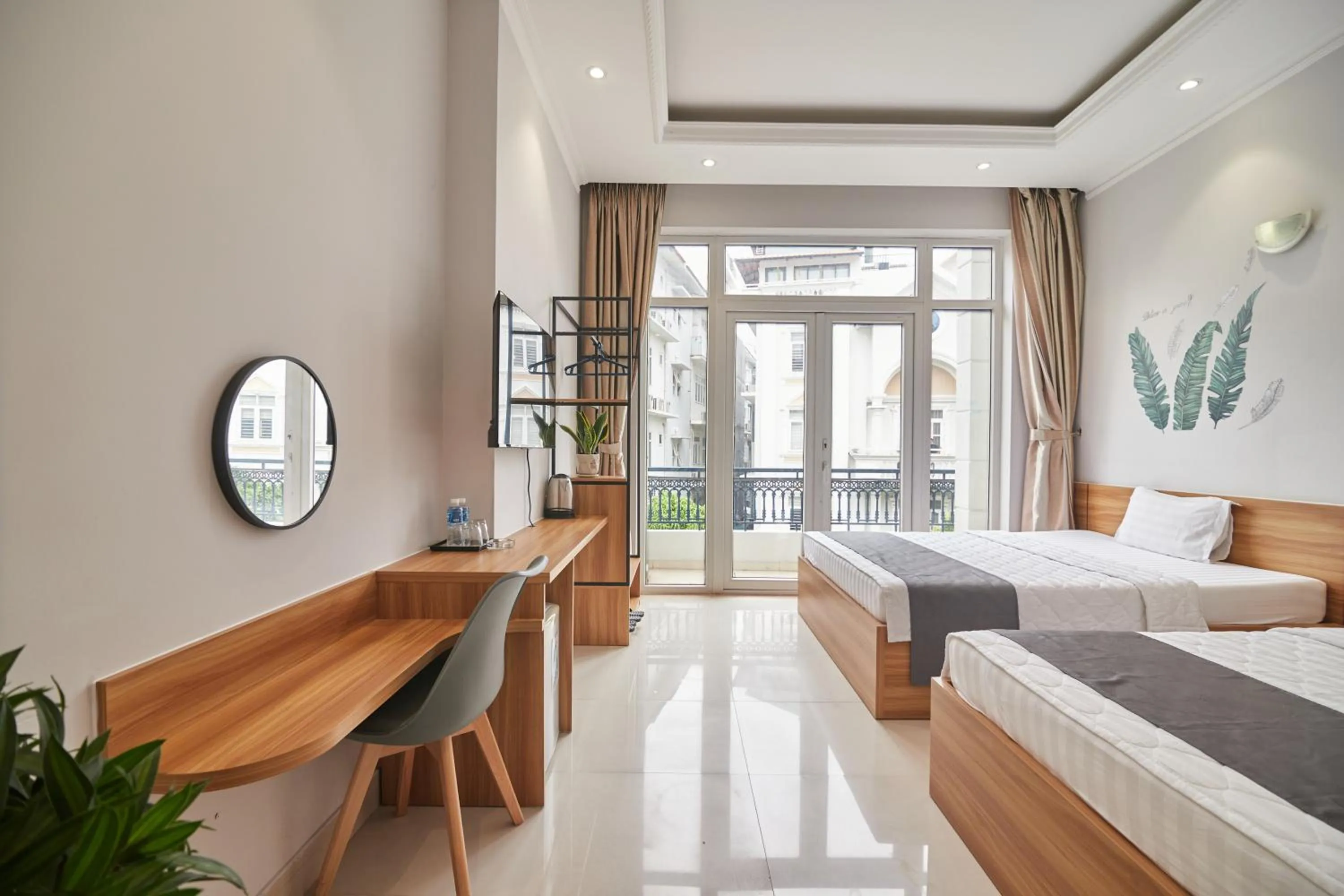 Bedroom, Bed in Bin Bin Hotel 2 - Near Him Lam D7