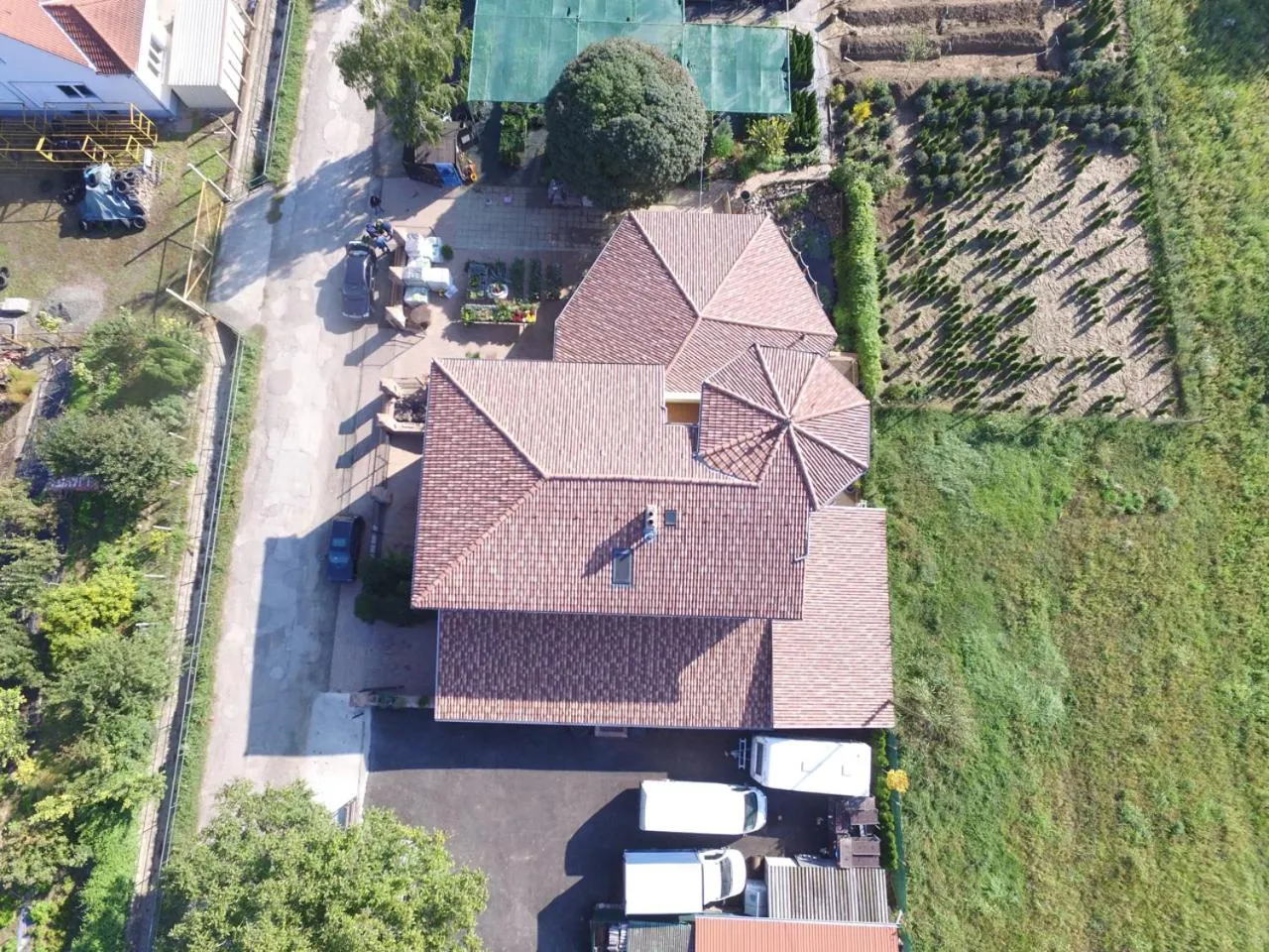 Bird's eye view in SZÉP KERT VENDÉGHÁZ