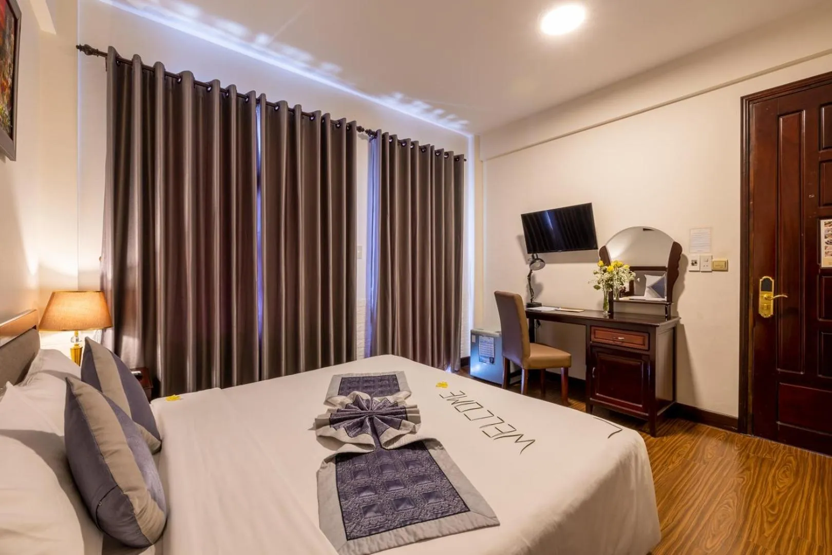 Bed in Baly Hotel Hue