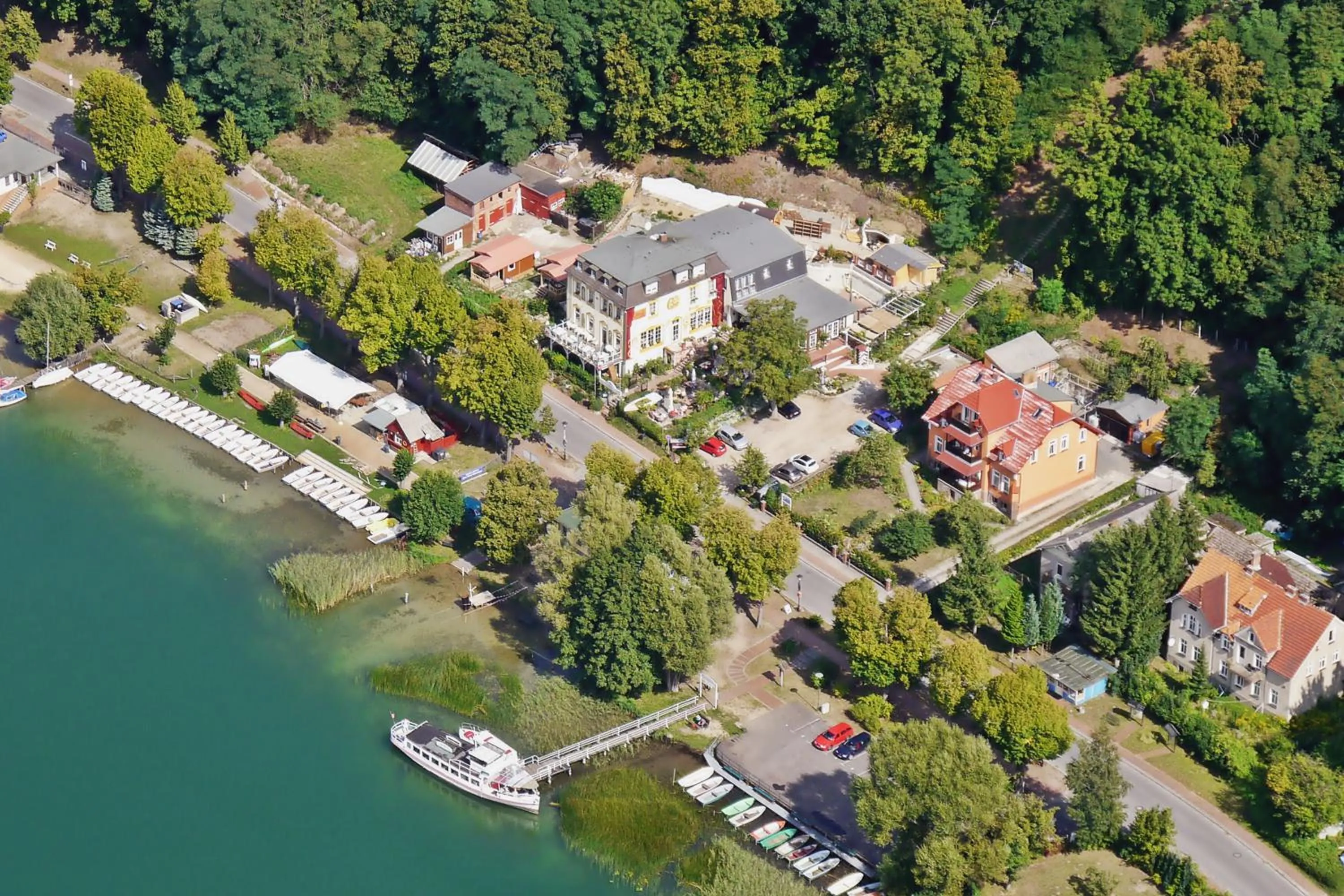 Bird's eye view in Strandhotel Buckow Resort & SPA gut-Hotels SEE