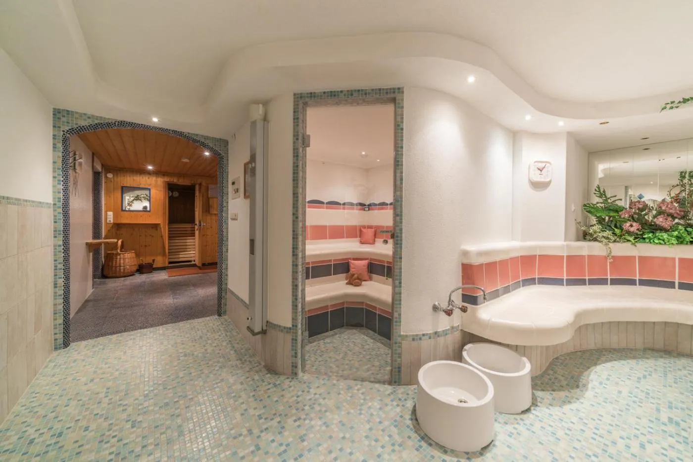 Spa and wellness centre/facilities in Appartement Rosengarten