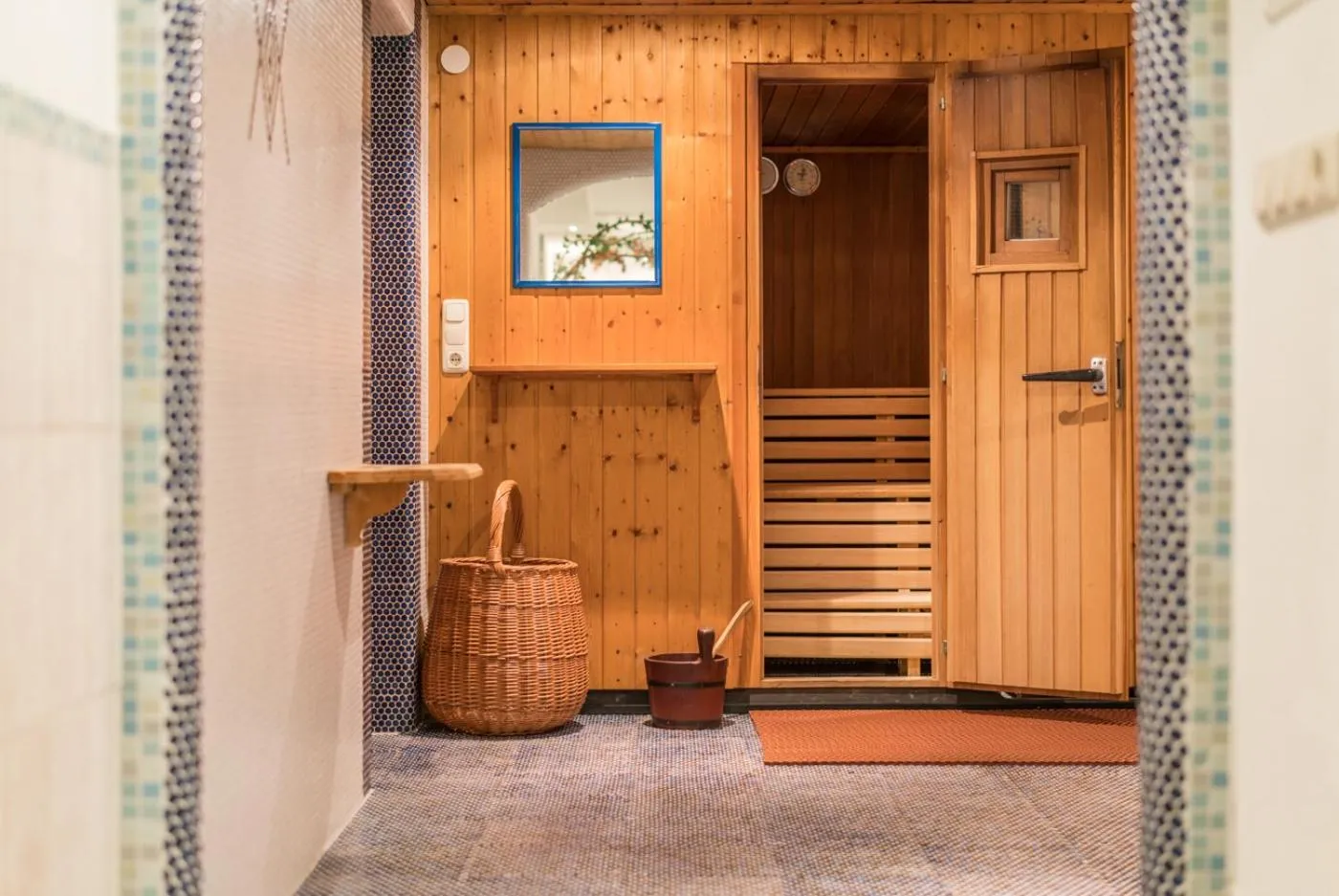 Sauna in Appartement Rosengarten