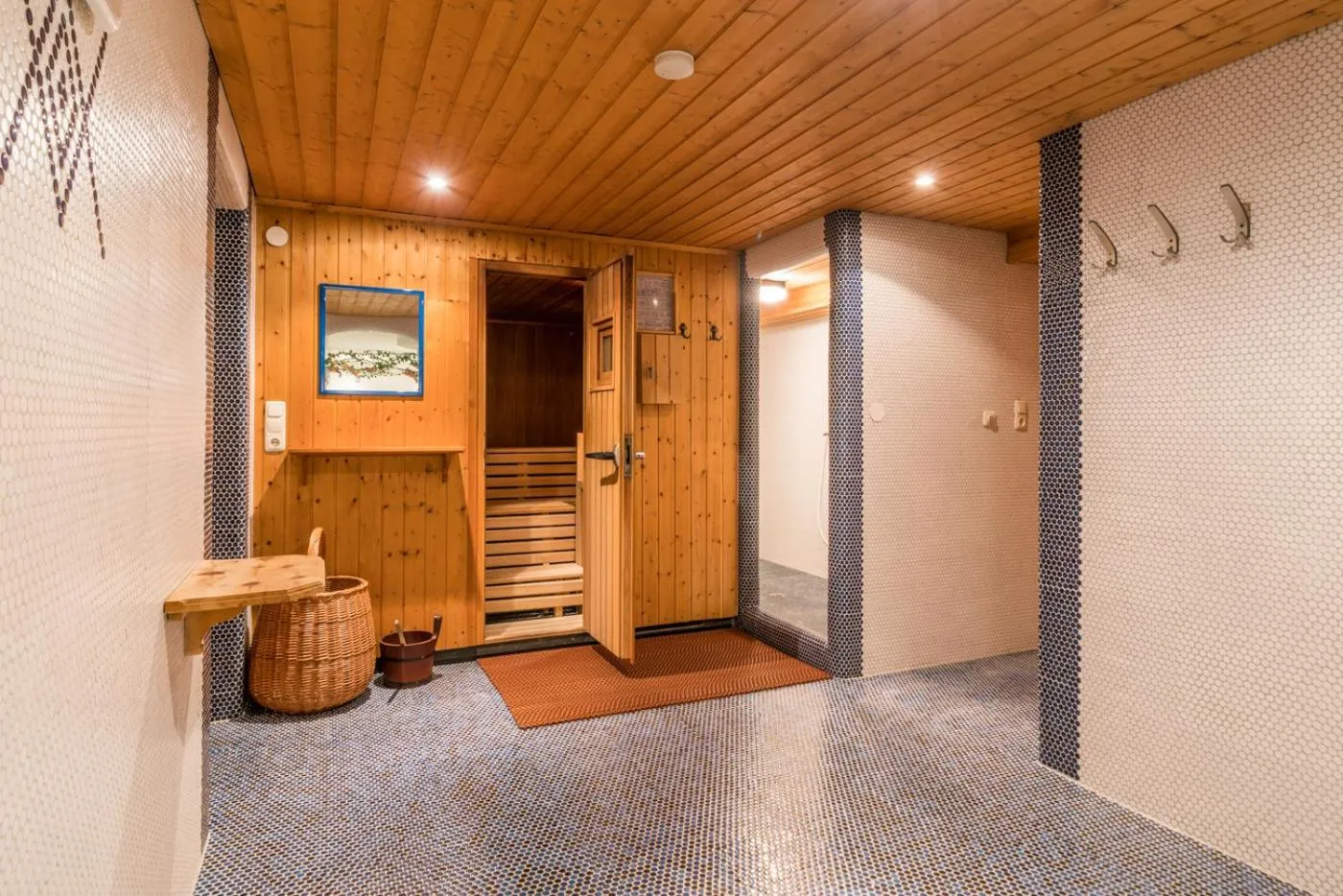 Sauna in Appartement Rosengarten