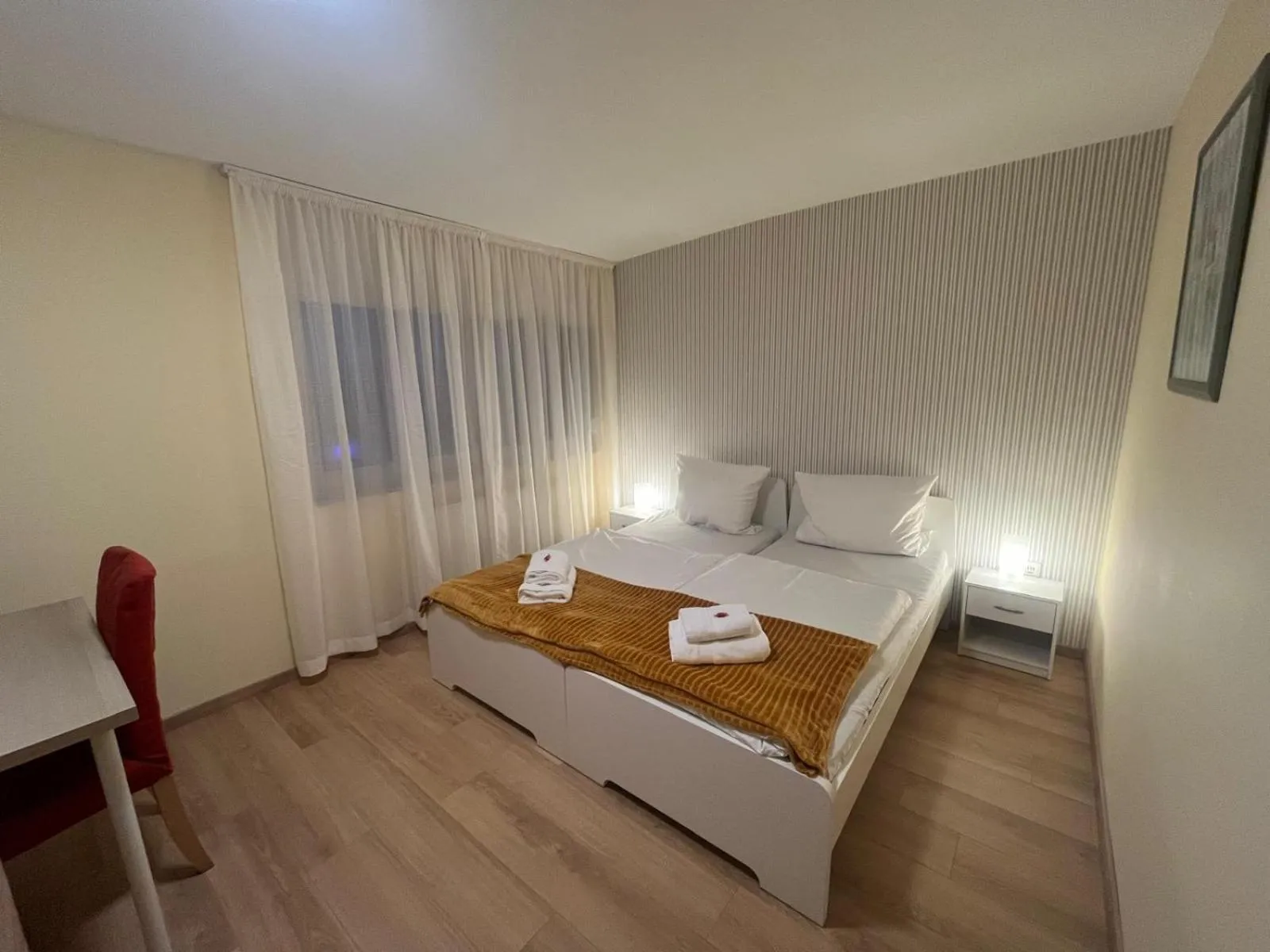 Bed in Hotel Deutscher Hof