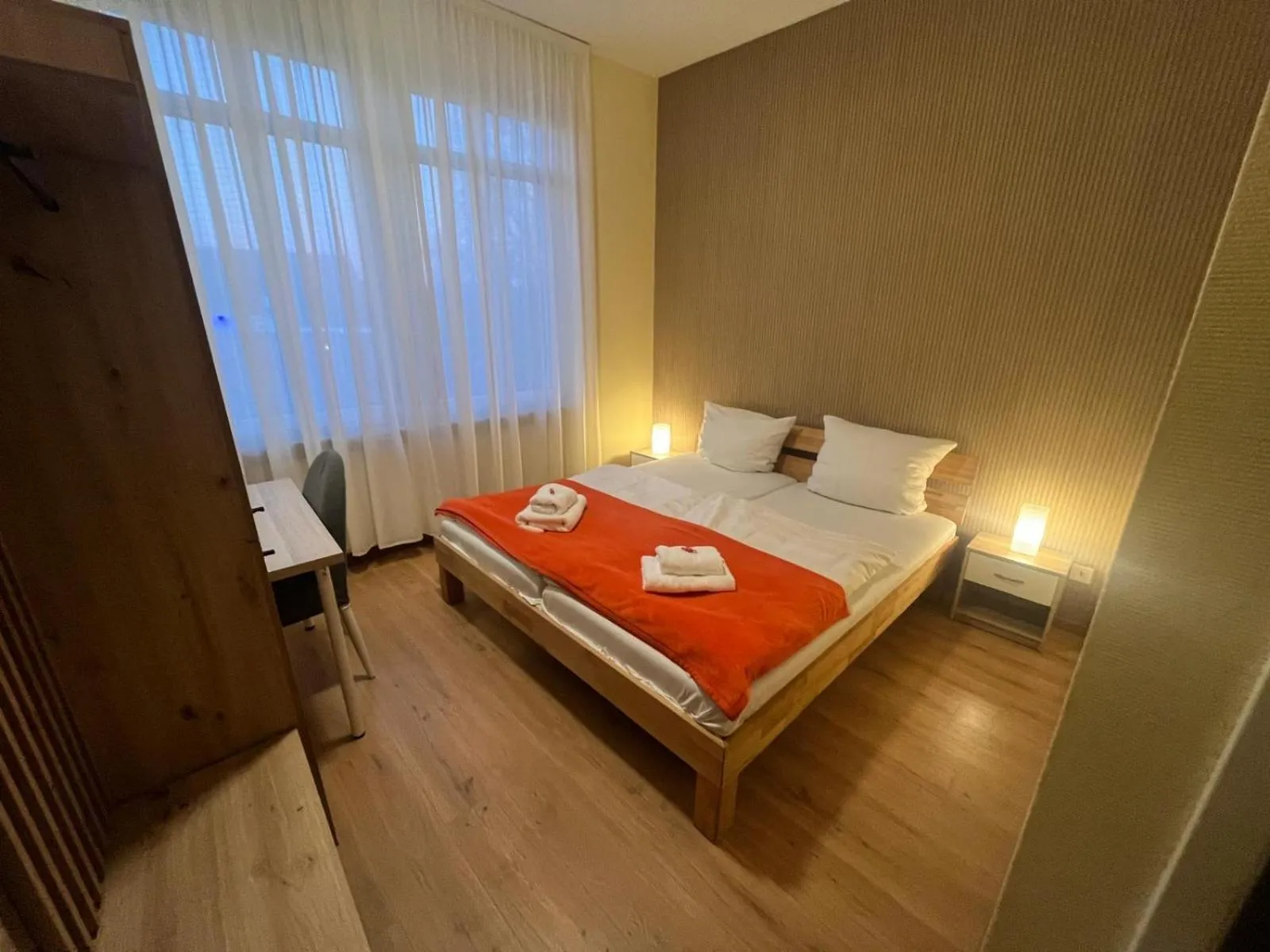 Bed in Hotel Deutscher Hof
