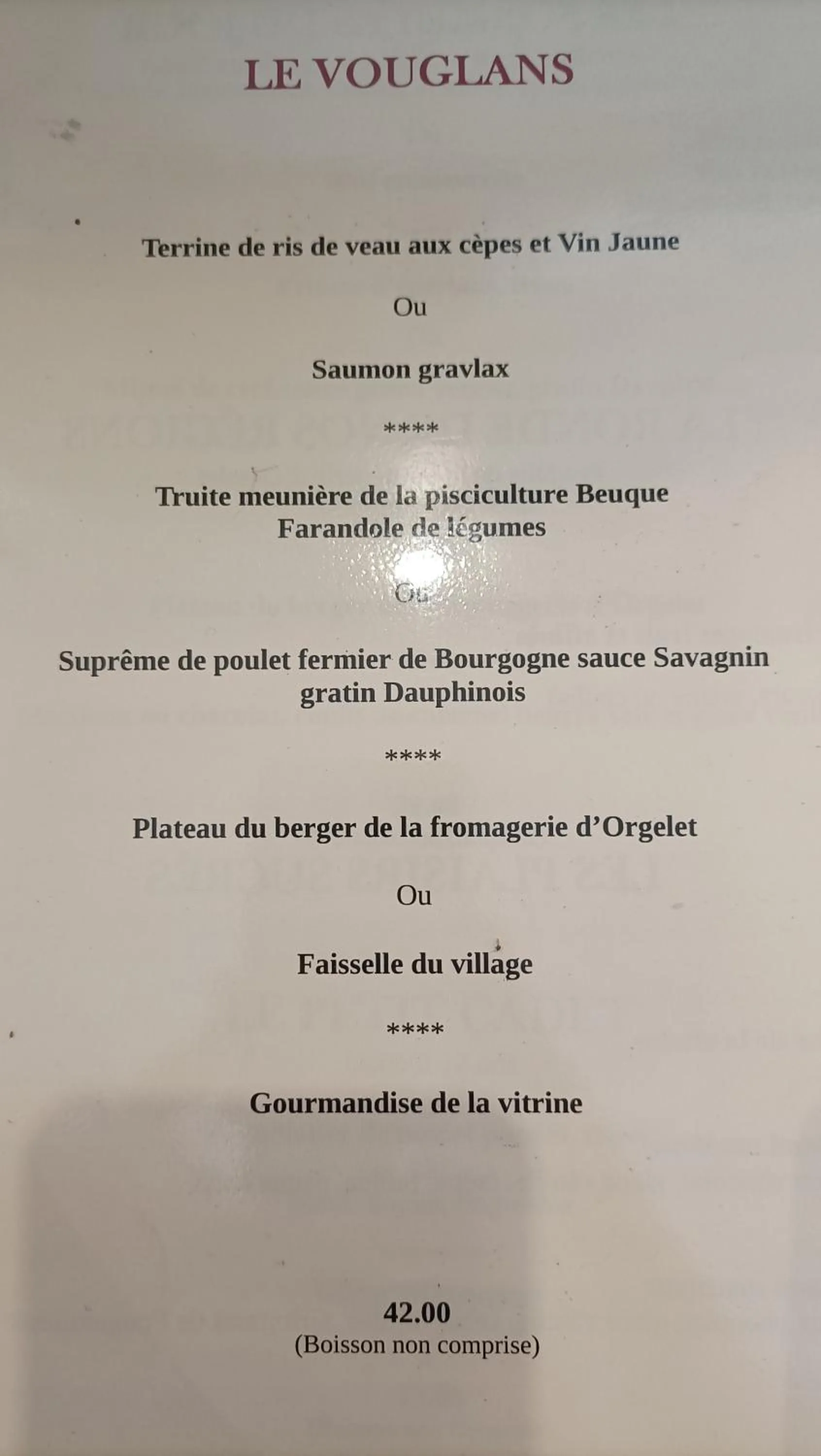 Restaurant/places to eat in Hôtel Le Vouglans - Restaurant La Valouse