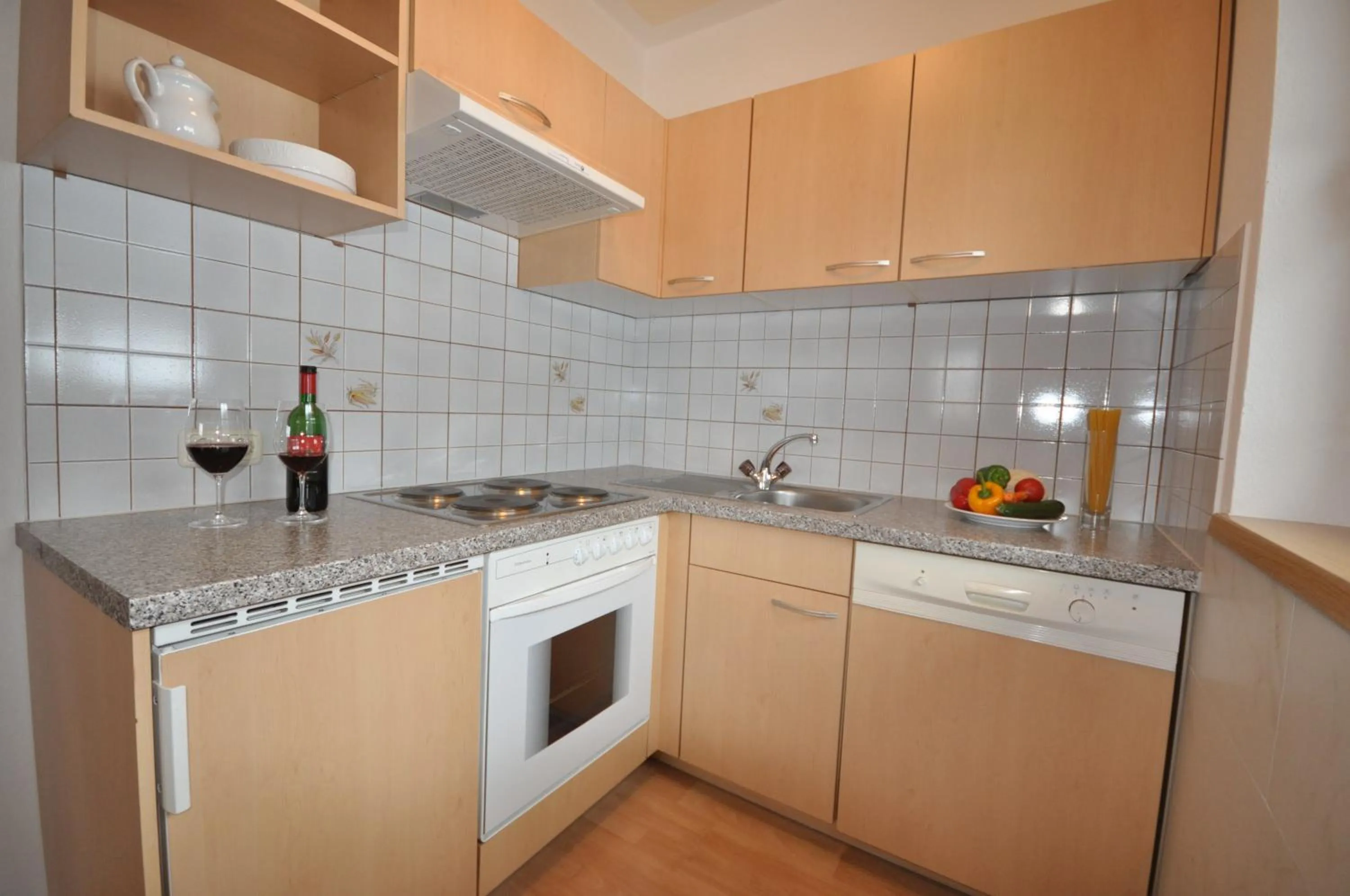 Kitchen or kitchenette in Activ Wellness - Appartement Schermerhof