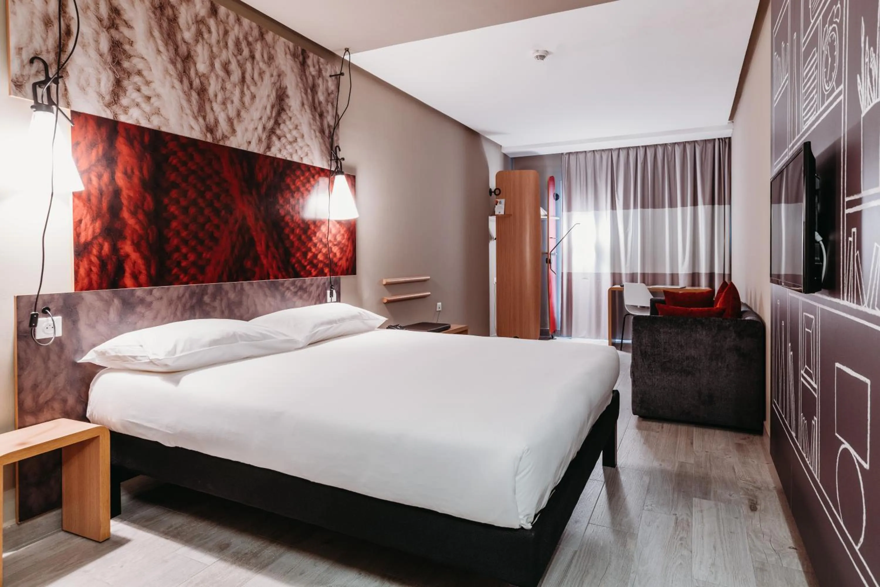 Bed in Ibis Mohammedia