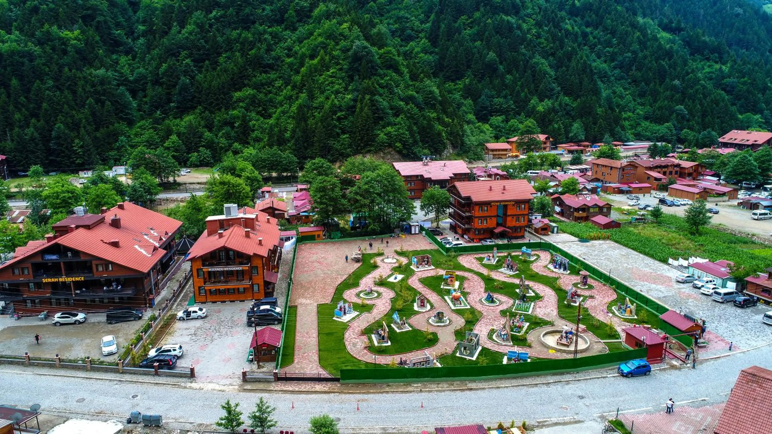 Bird's eye view in Hirande Uzungöl