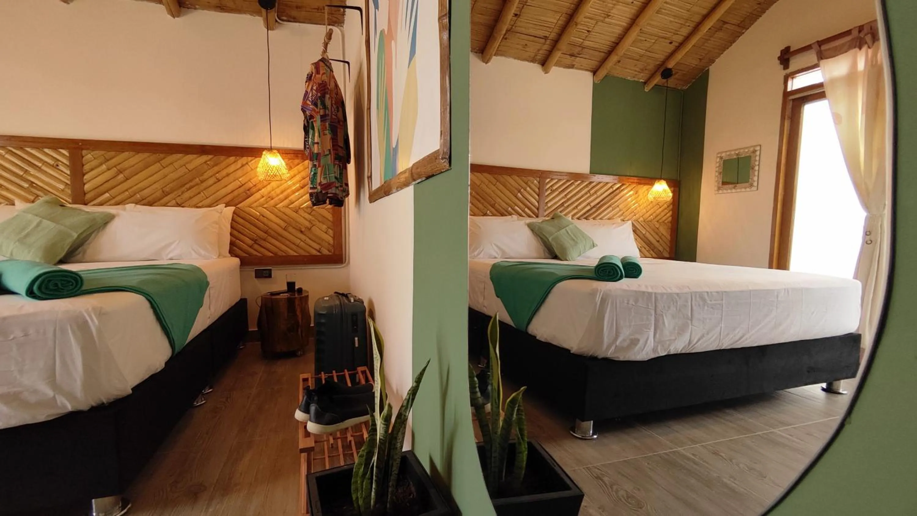 Bedroom, Bed in Puerto Bamboo