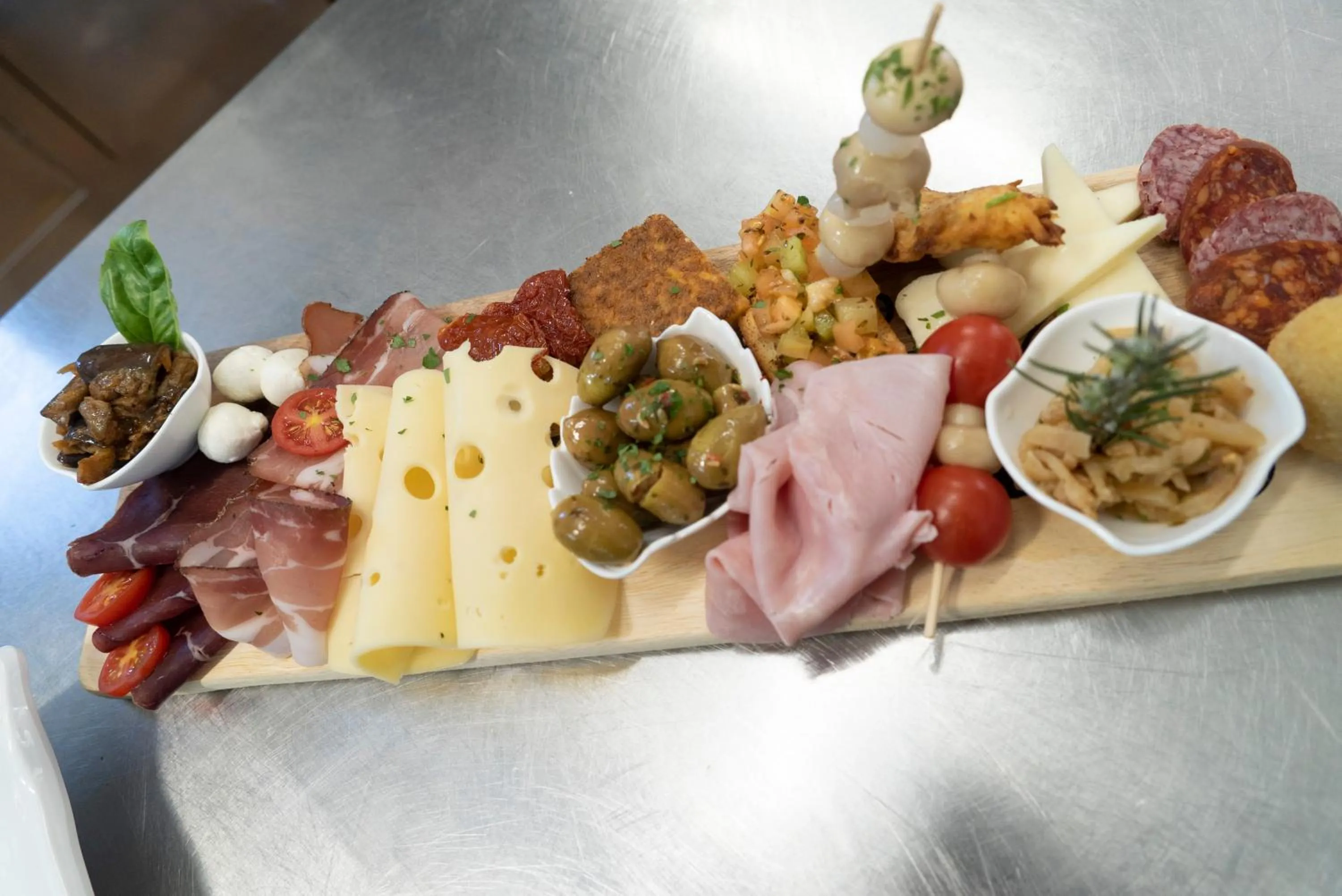 Food and drinks in B&B Il Casale di Federico