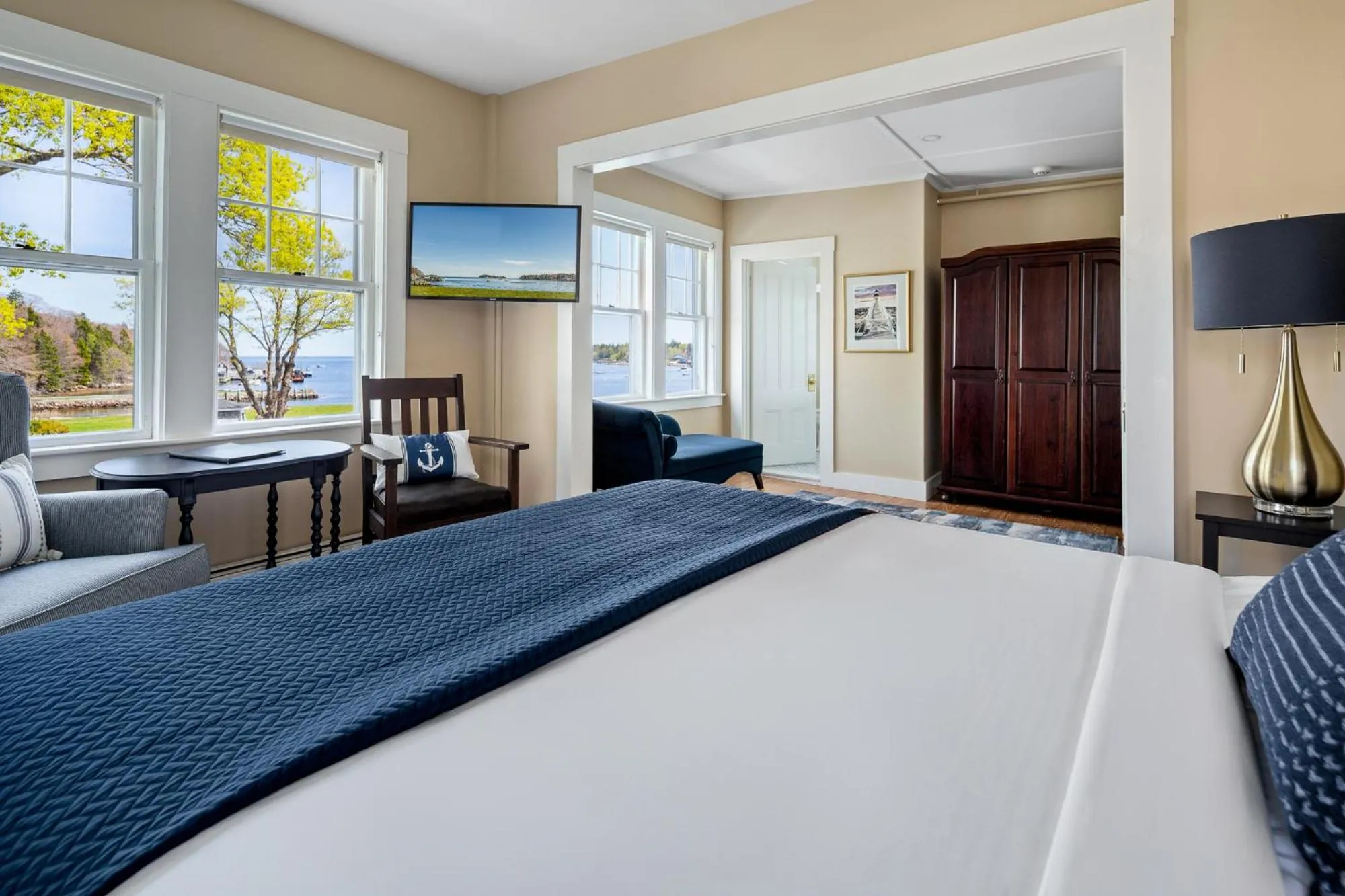 Bedroom in East Wind Inn & Suites