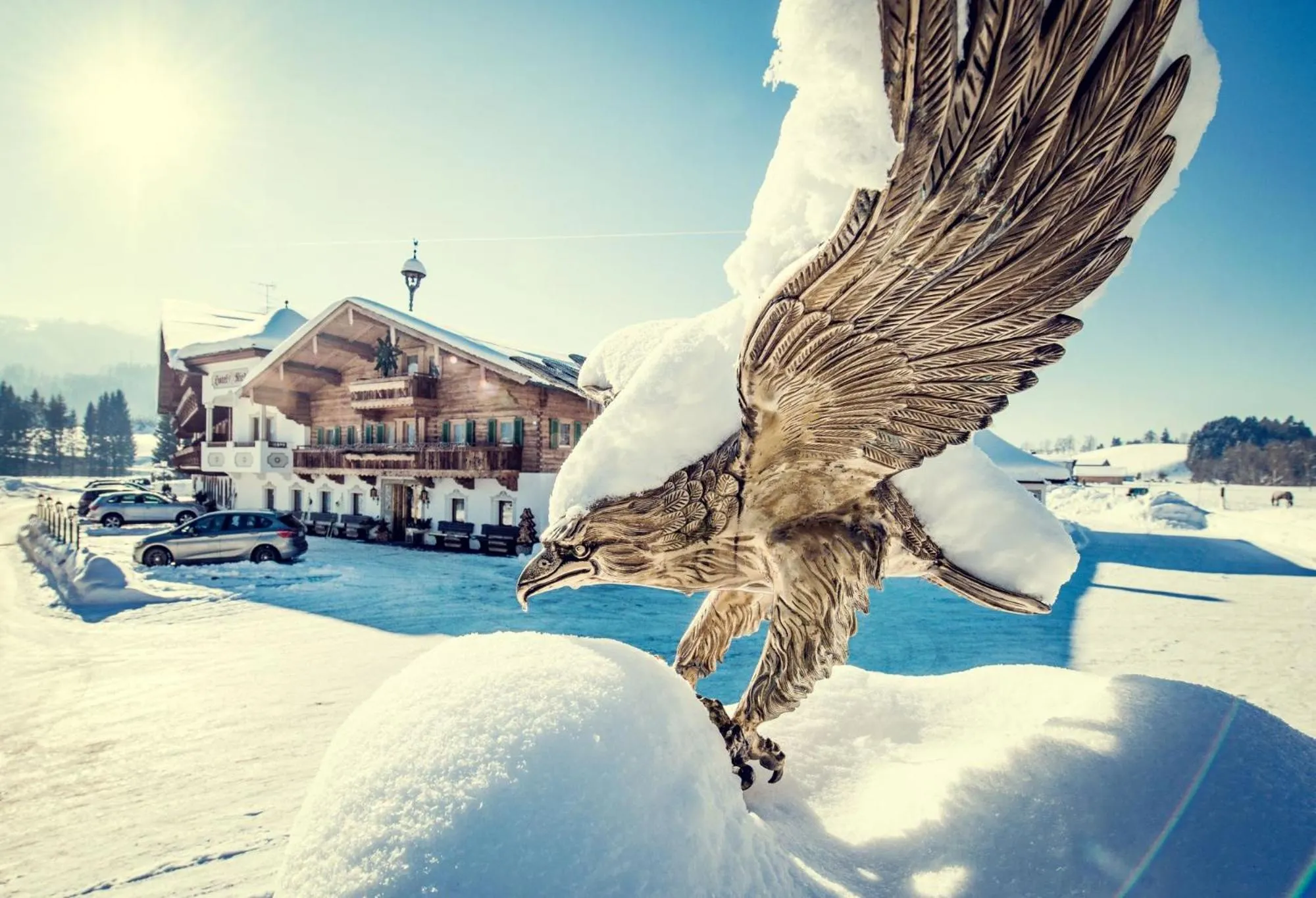 Facade/entrance in Hotel Riedl