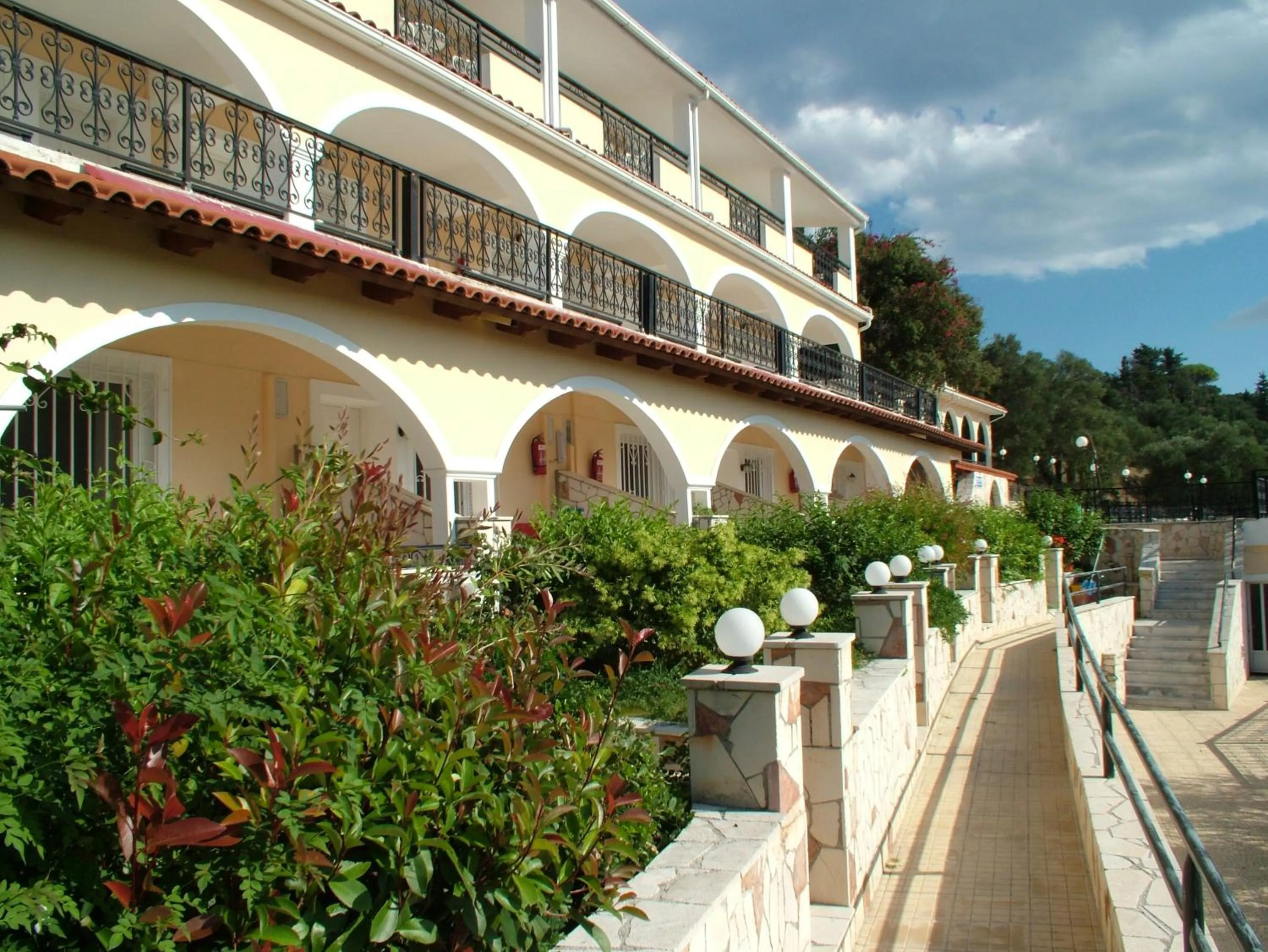 Facade/entrance in Zante Palace