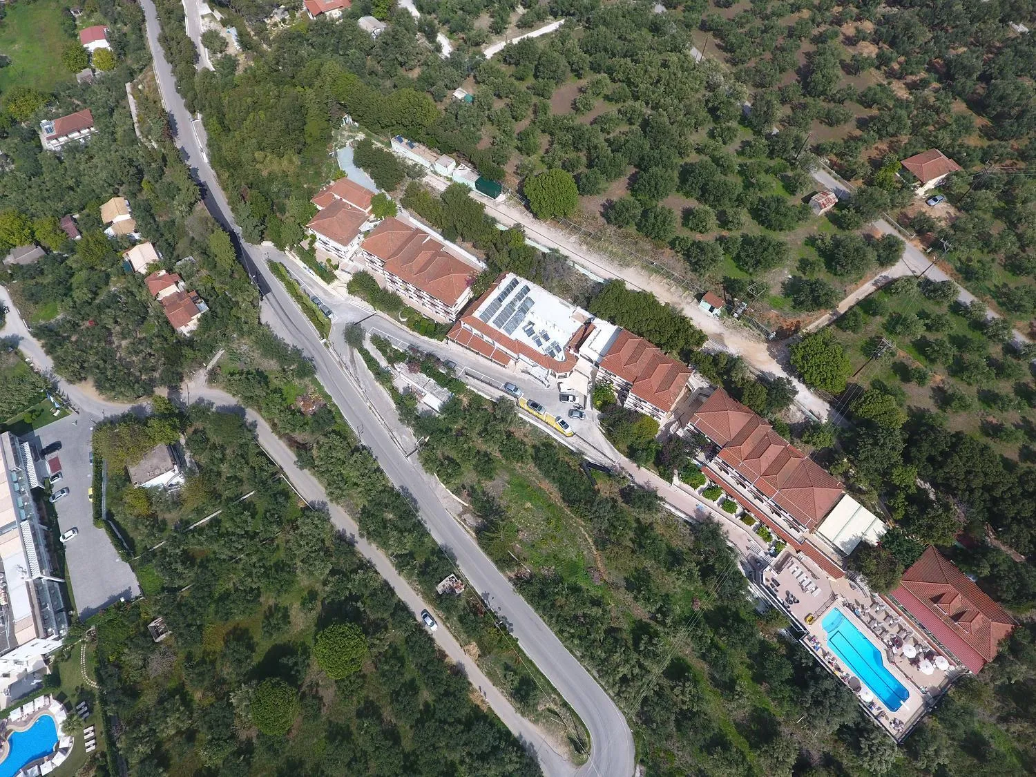Bird's eye view in Zante Palace