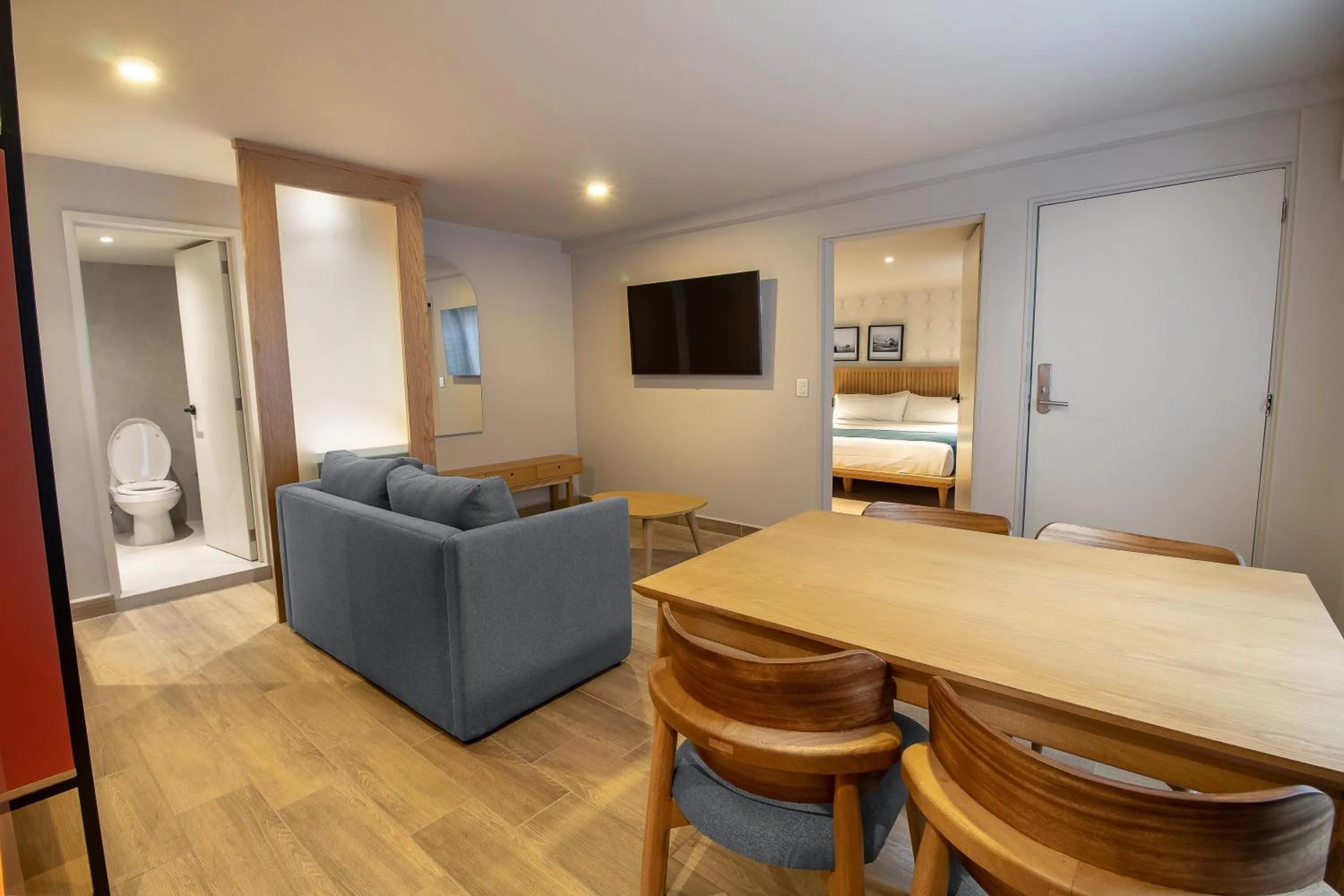 Communal lounge/ TV room in Hotel Fuente Del Bosque