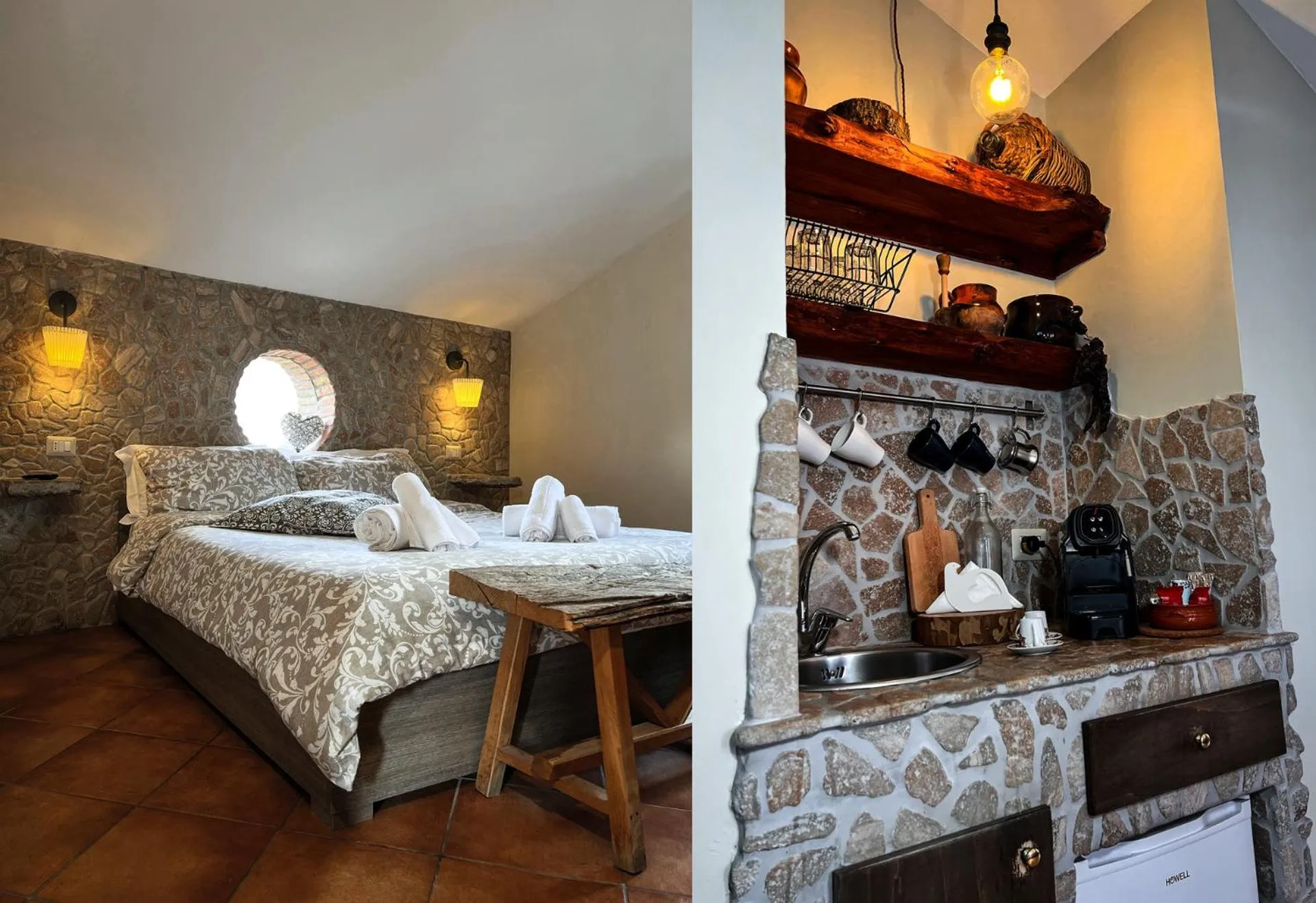 Decorative detail, Bed in Guarda Che Luna