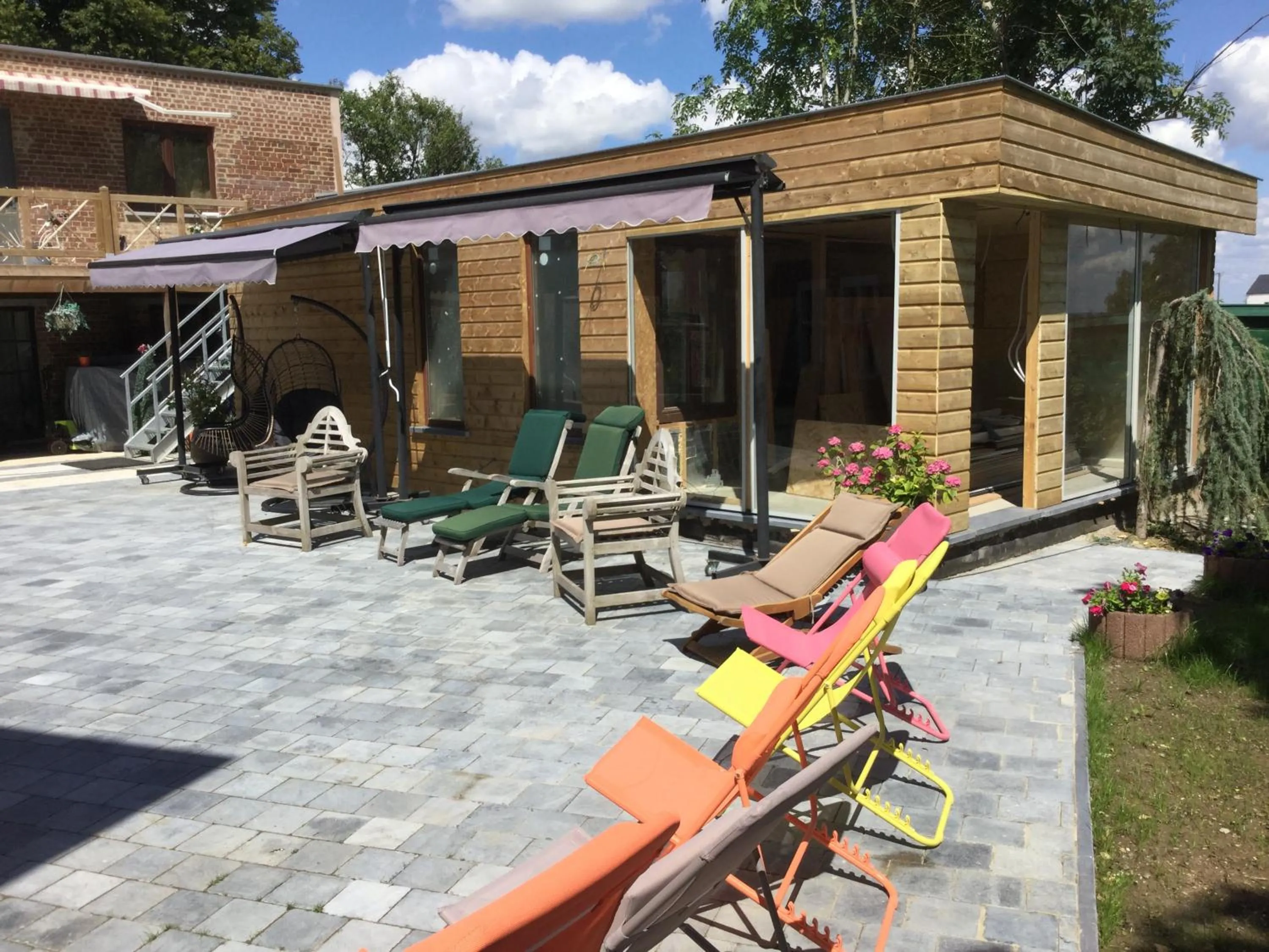 Patio in Au Manoir Des Vallees