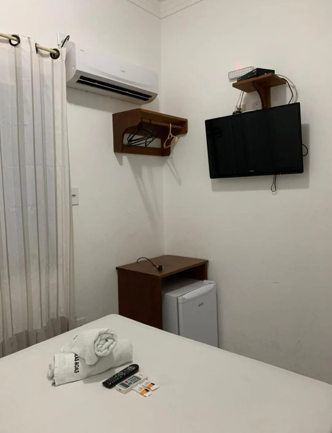 Bed in Pousada Vilas Boas