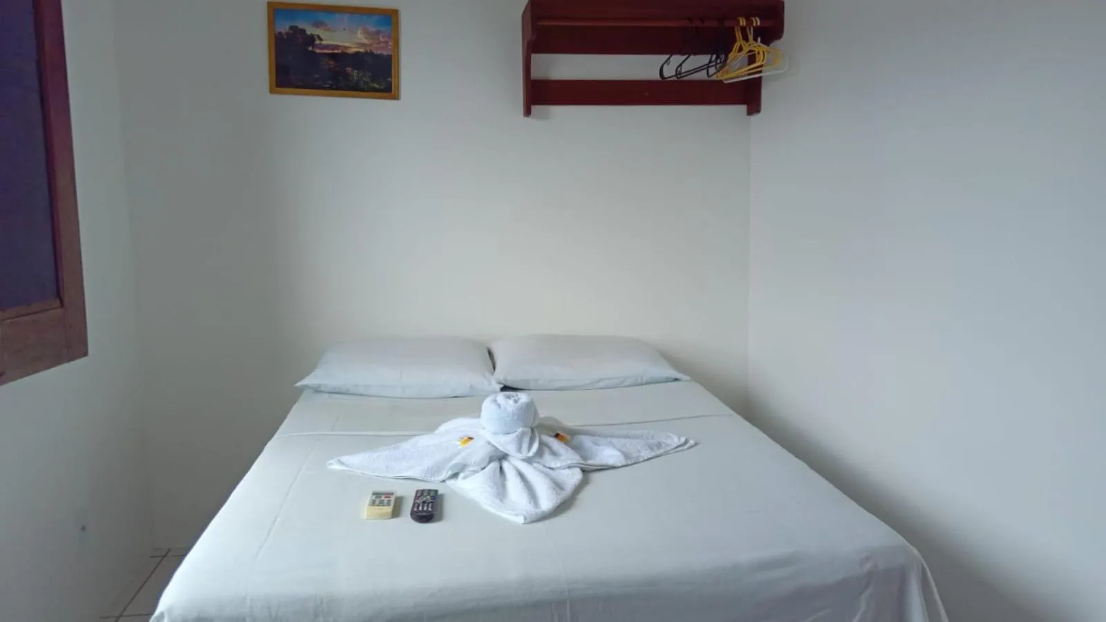 Bed in Pousada Vilas Boas