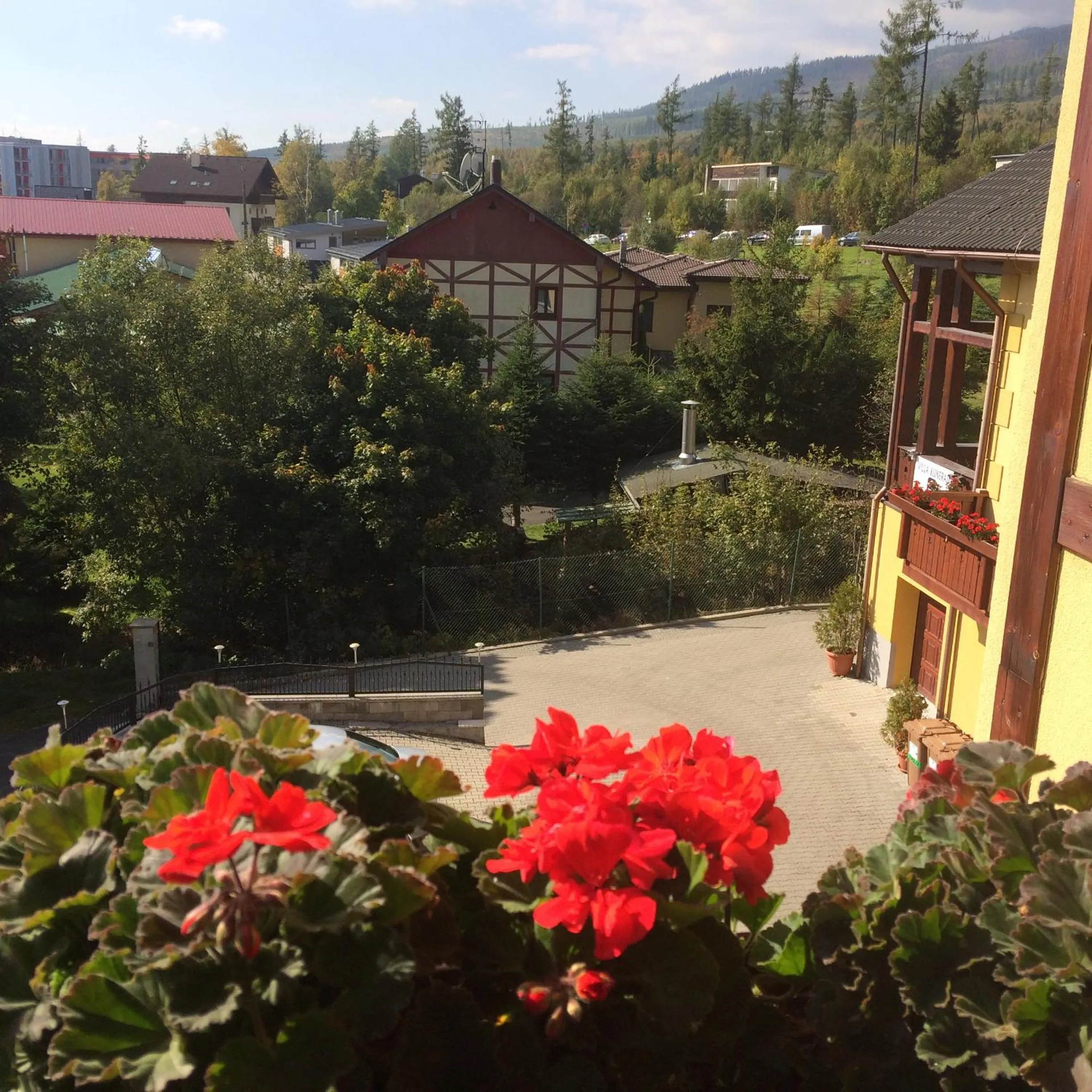 Garden view in Pension Villa Kunerad