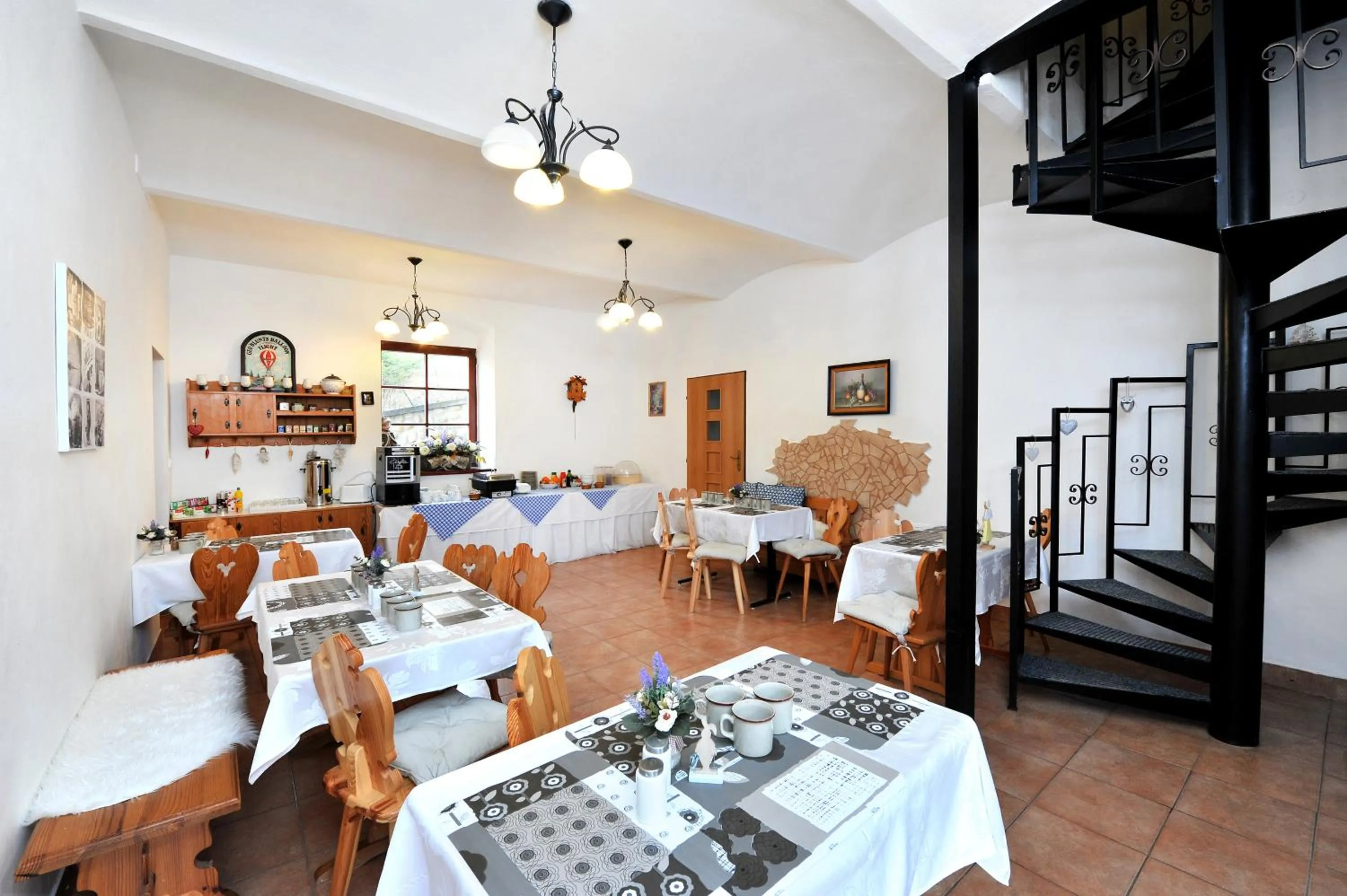 Food and drinks in Pension Villa Kunerad