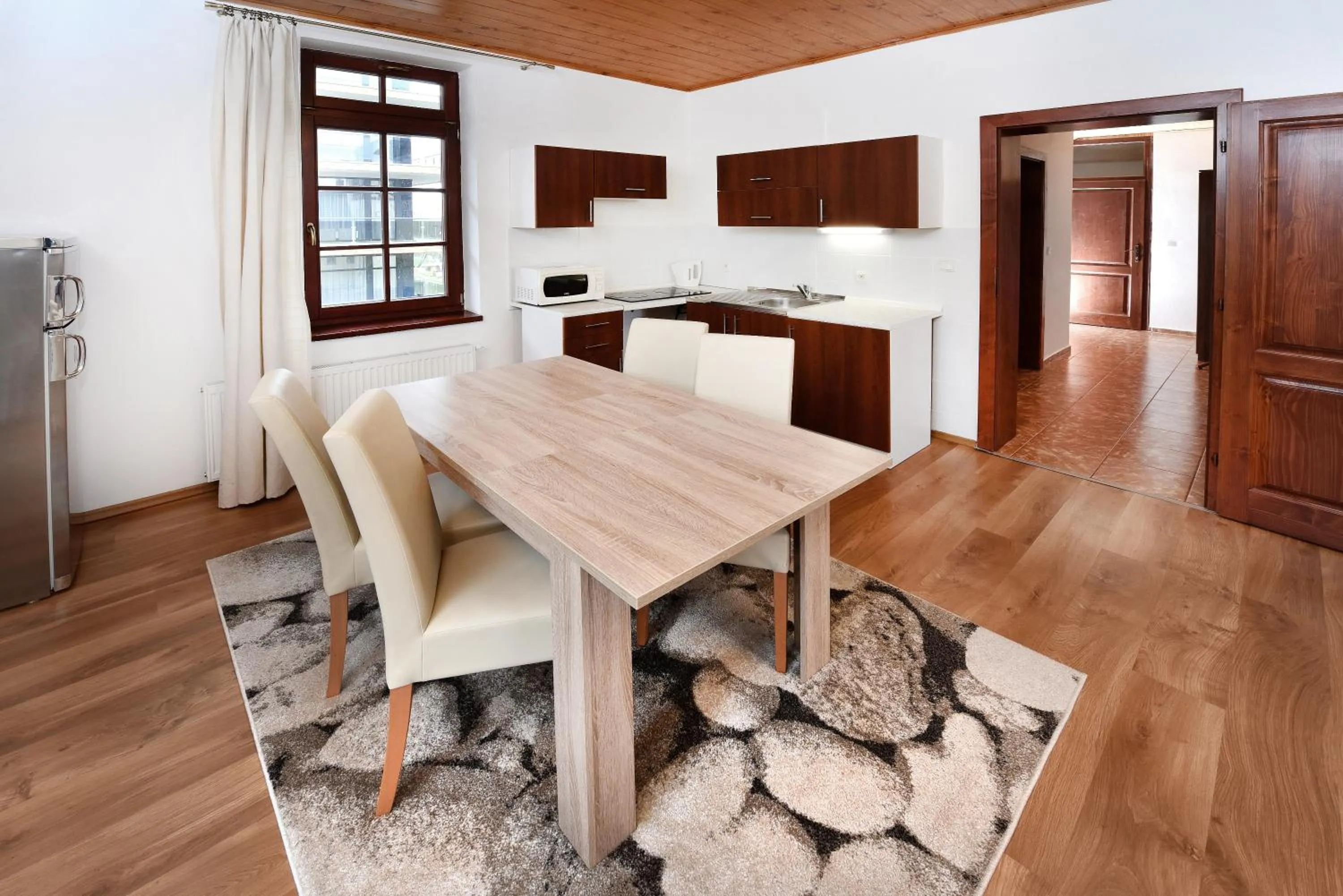 Kitchen or kitchenette in Pension Villa Kunerad