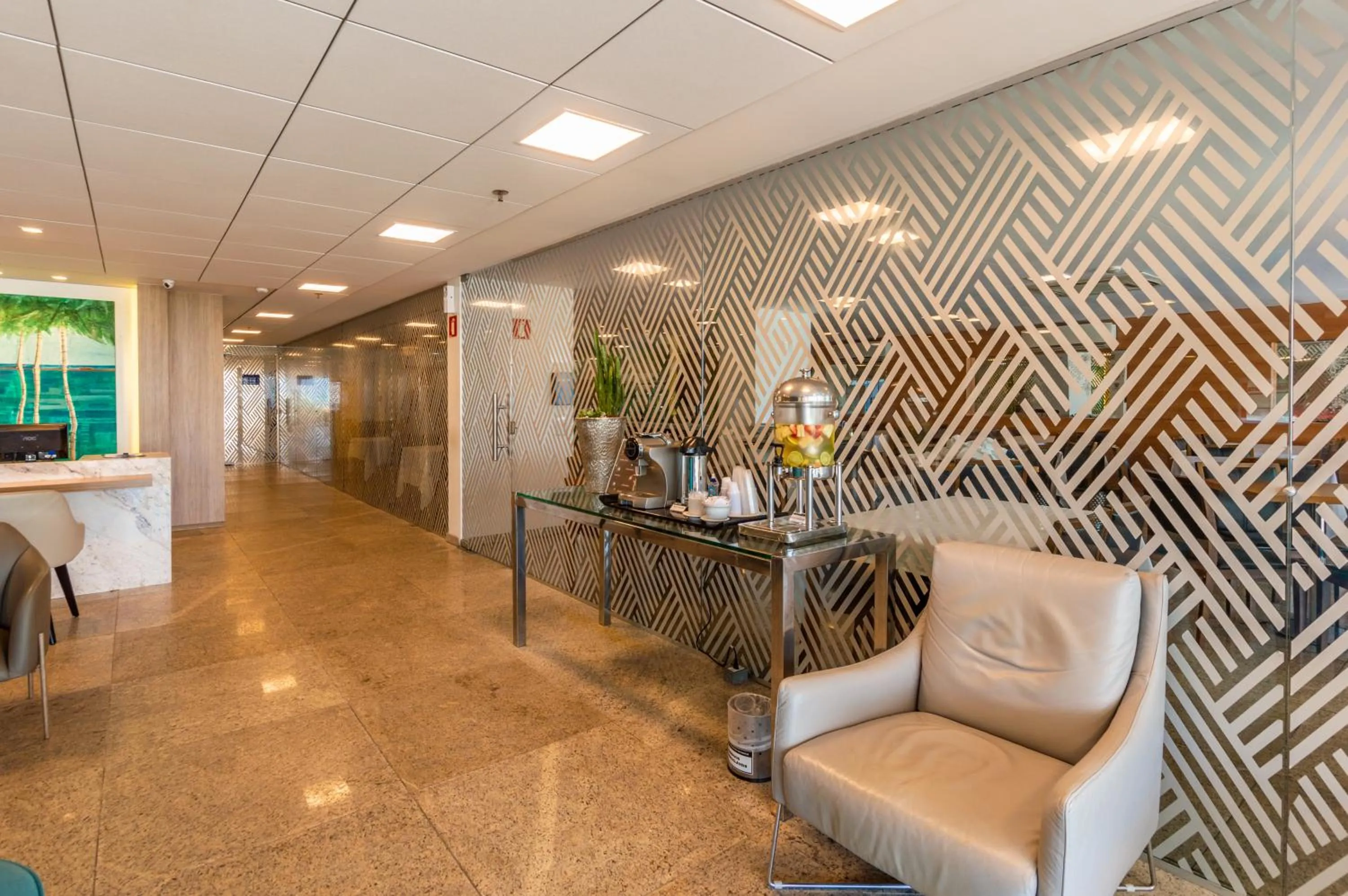 Lobby or reception in Hotel Brisa Tower Maceió